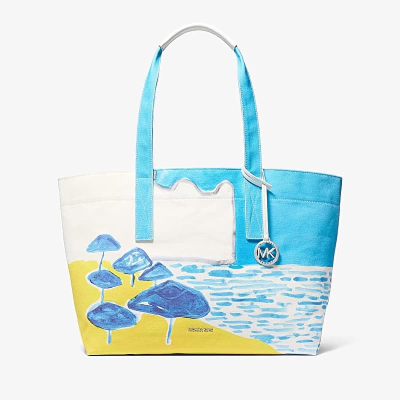 Michael Kors X Christina Zimpel Large Tote Milos Blue