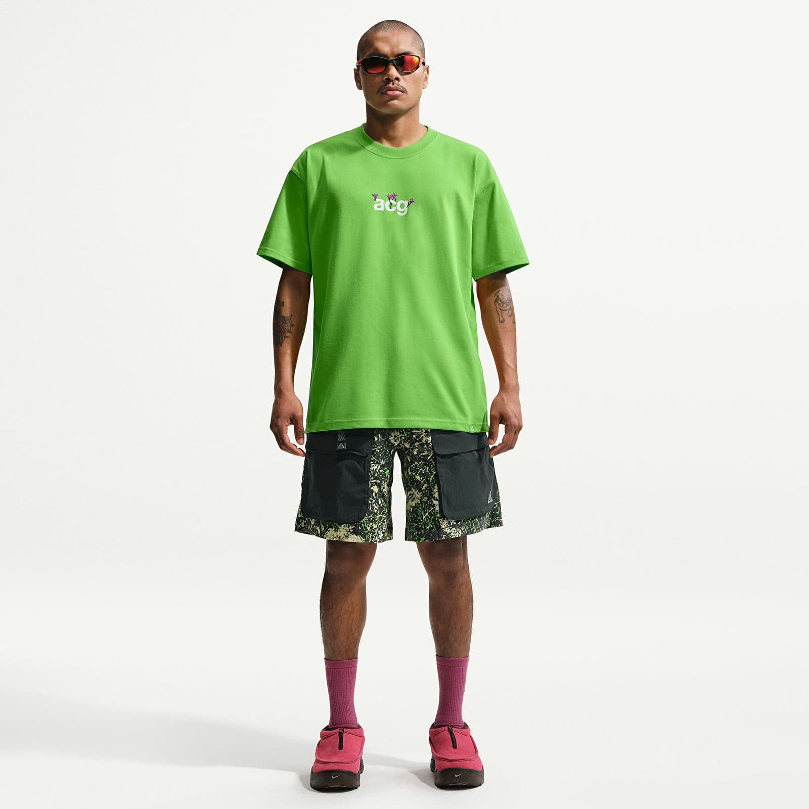 Férfi sortok Nike ACG "Smith Summit" Men's Shorts Black Spruce/ Mineral Slate/ Summit White
