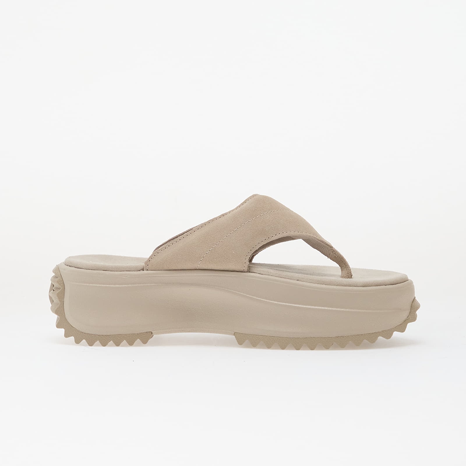Turnschuhe und Schuhe für Männer Converse ​Run Star Sandal Platform Suede Papyrus