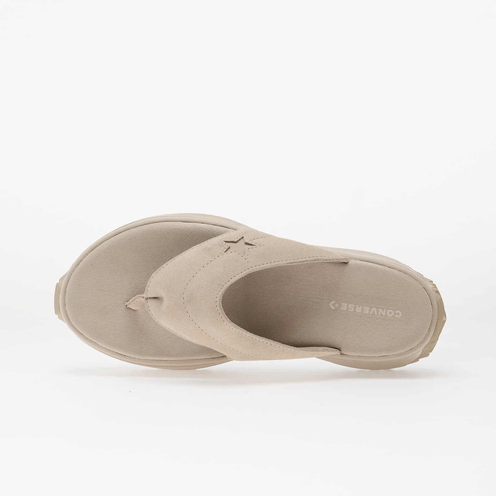 Turnschuhe und Schuhe für Männer Converse ​Run Star Sandal Platform Suede Papyrus