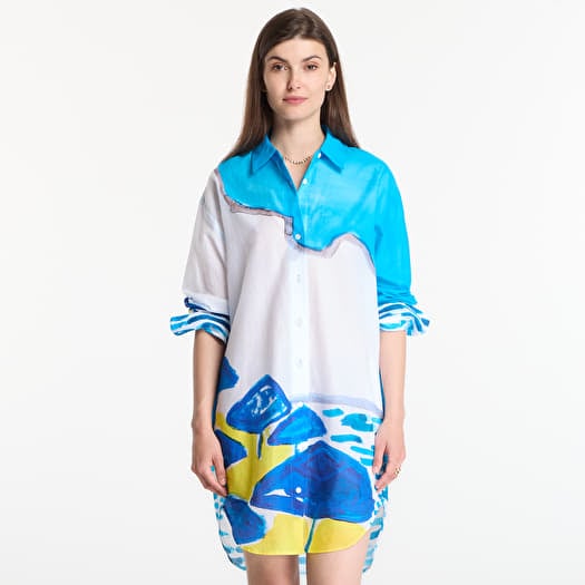 Abito Michael Kors X Christina Zimpel Beach Shirt Dress White