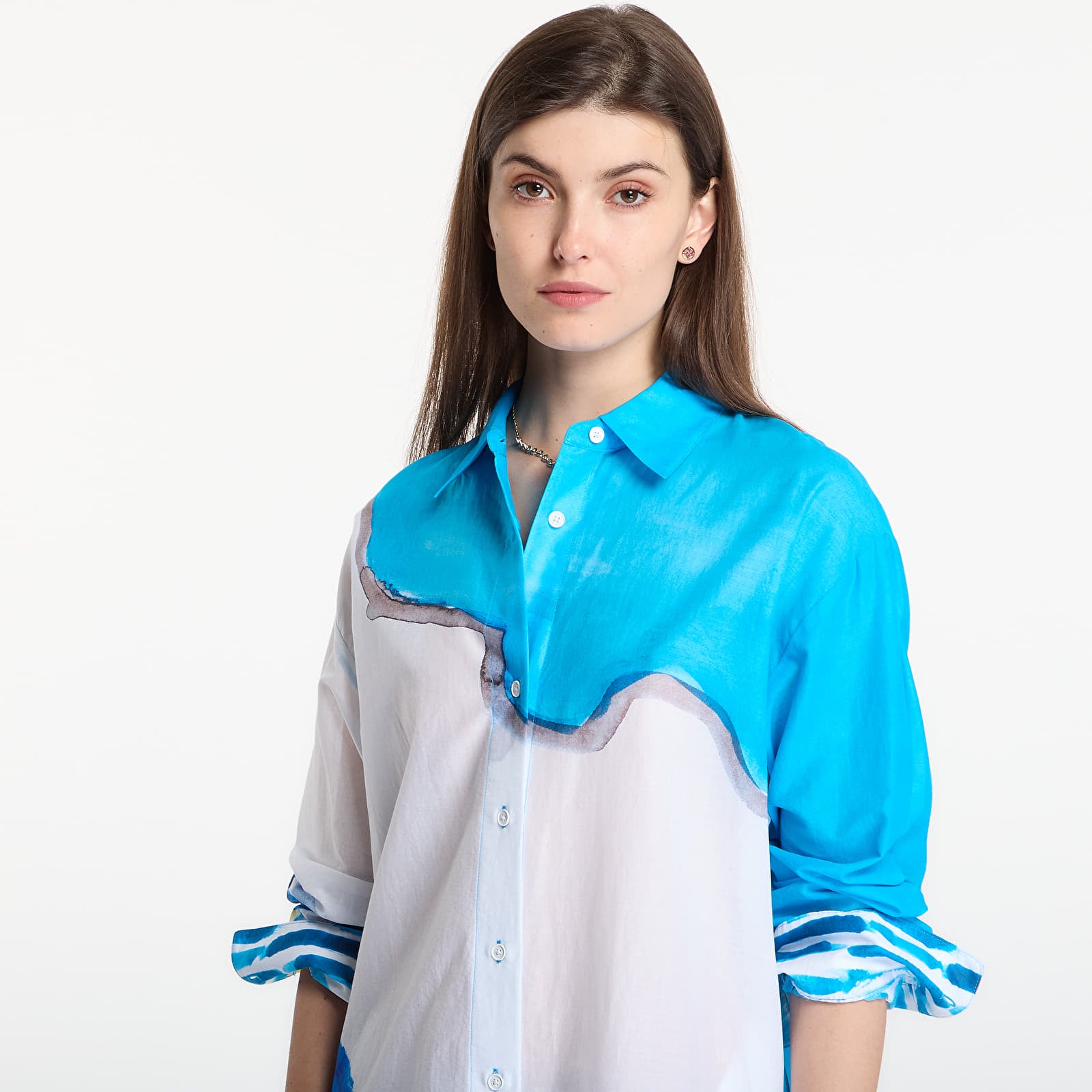 Abiti Michael Kors X Christina Zimpel Beach Shirt Dress White