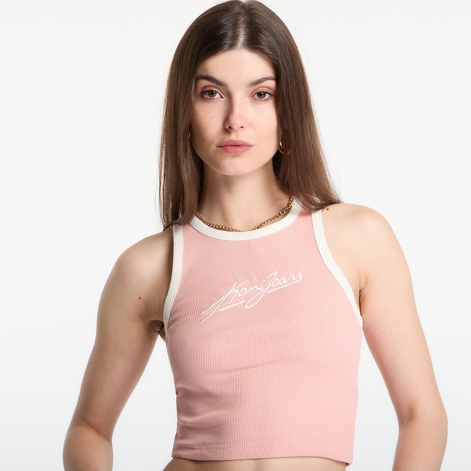 Oberteile Karl Kani Kani Jeans Rib Racer Top Pink