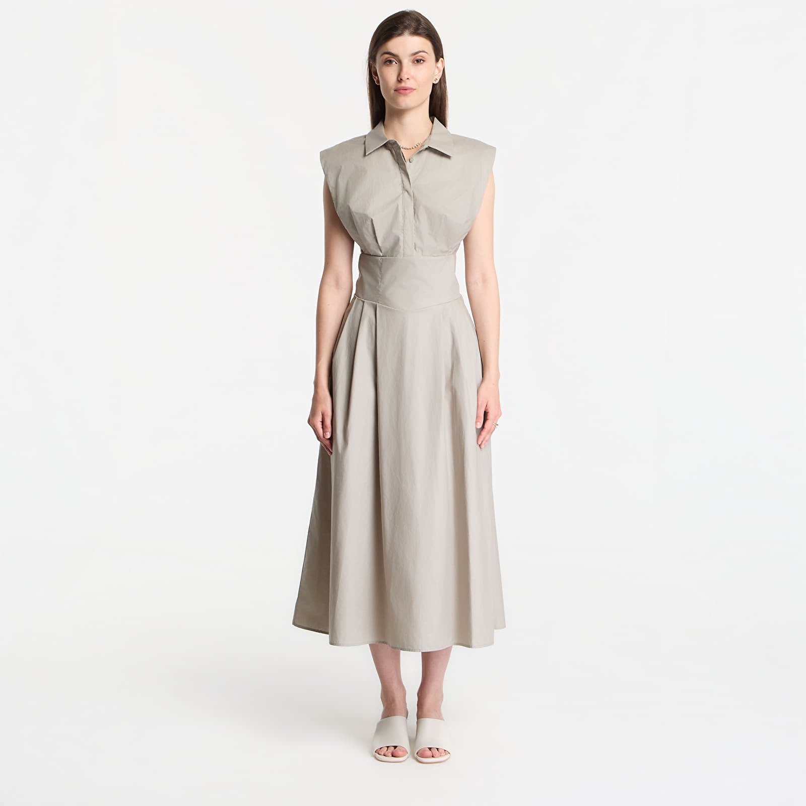 Rochii GUESS Sl Cherry Dress Sage Leaf