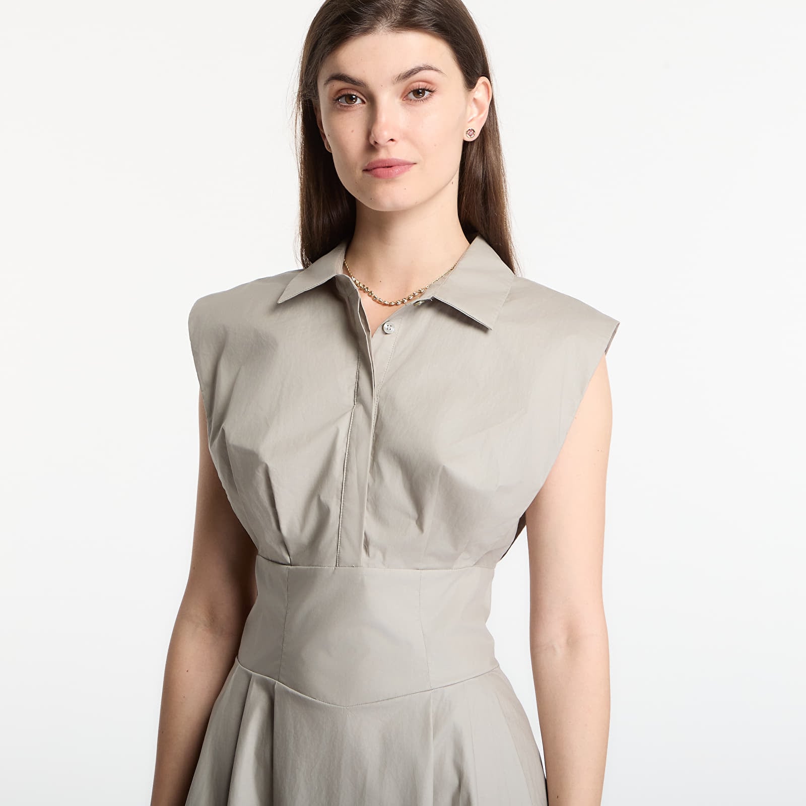 Rochii GUESS Sl Cherry Dress Sage Leaf