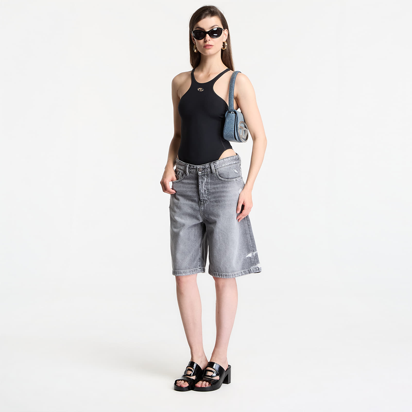 Shorts Diesel De-Sire-Short Shorts Black/ Blue