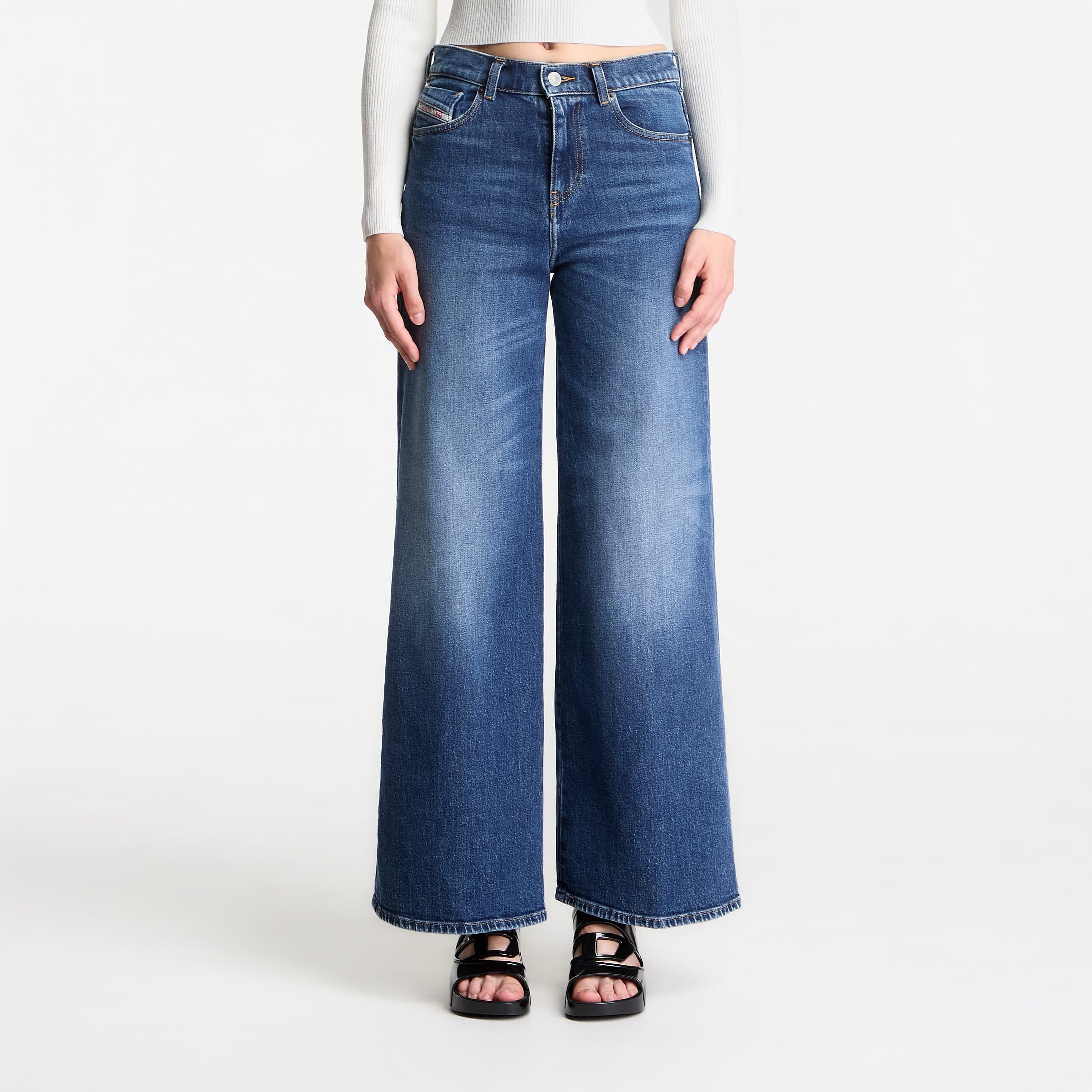 Pants Diesel 1978 D-Akemi Trousers Blue 29/30
