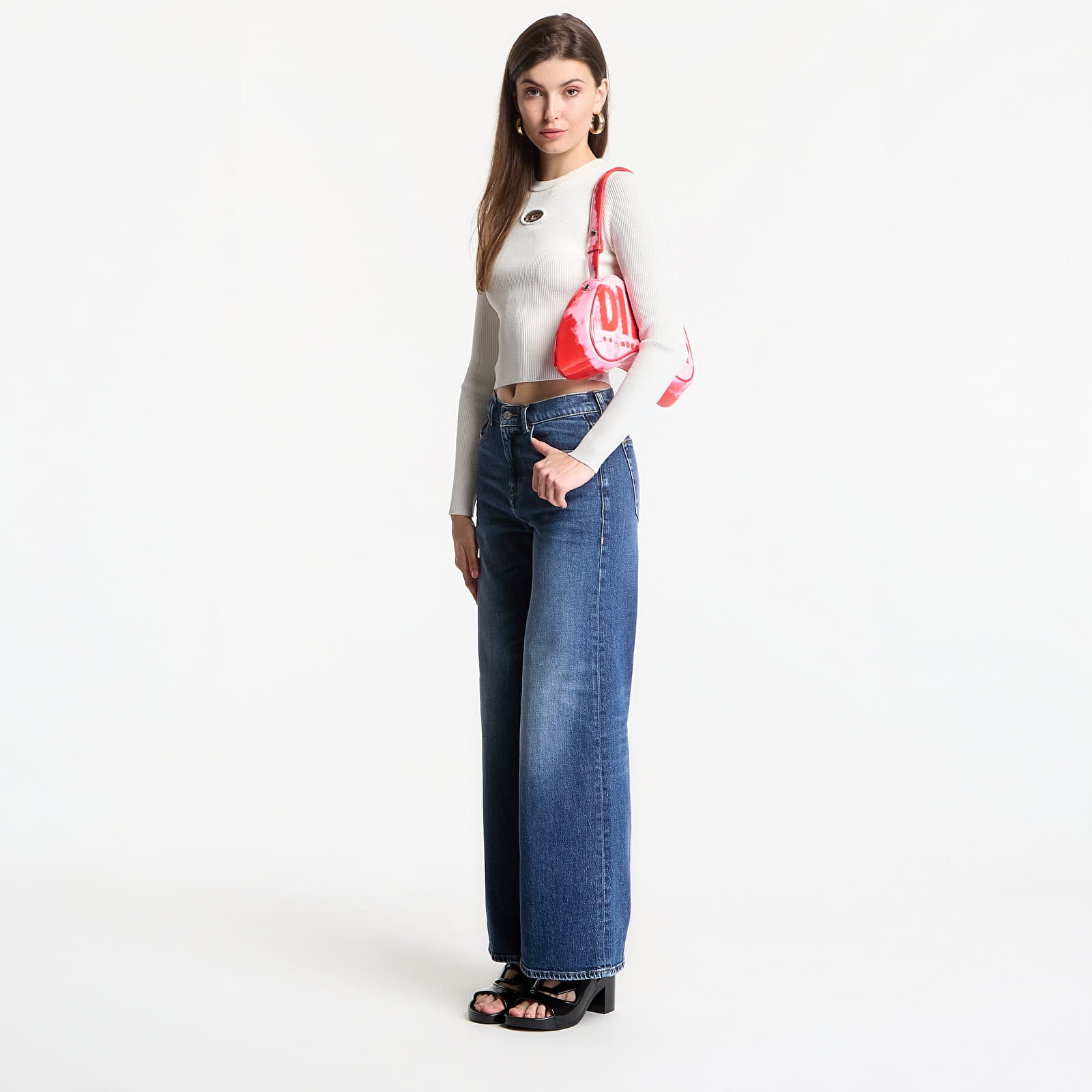 Γυναικεία jeans Diesel 1978 D-Akemi Trousers Blue