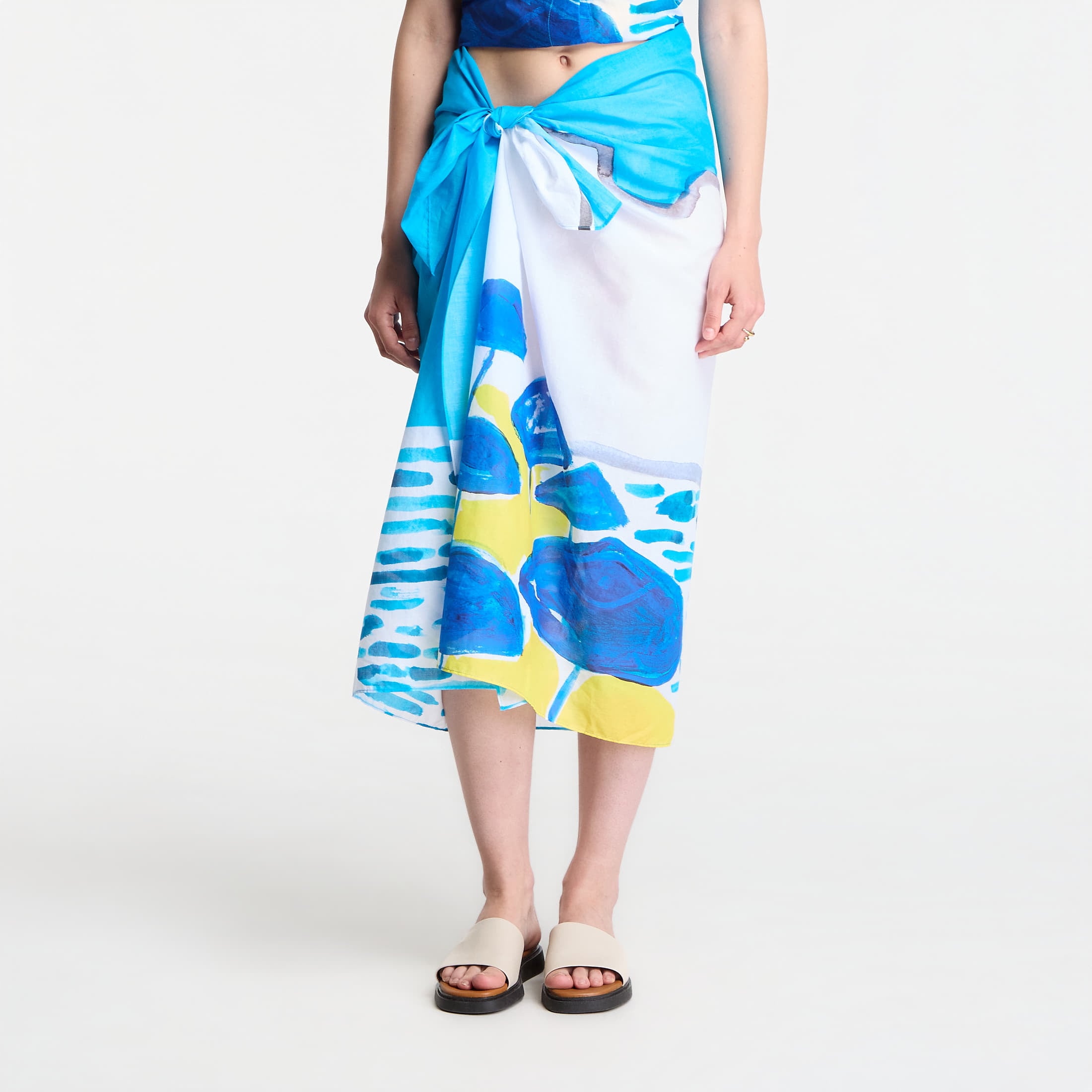 Michael Kors X Christina Zimpel Beach Sarong White Universal