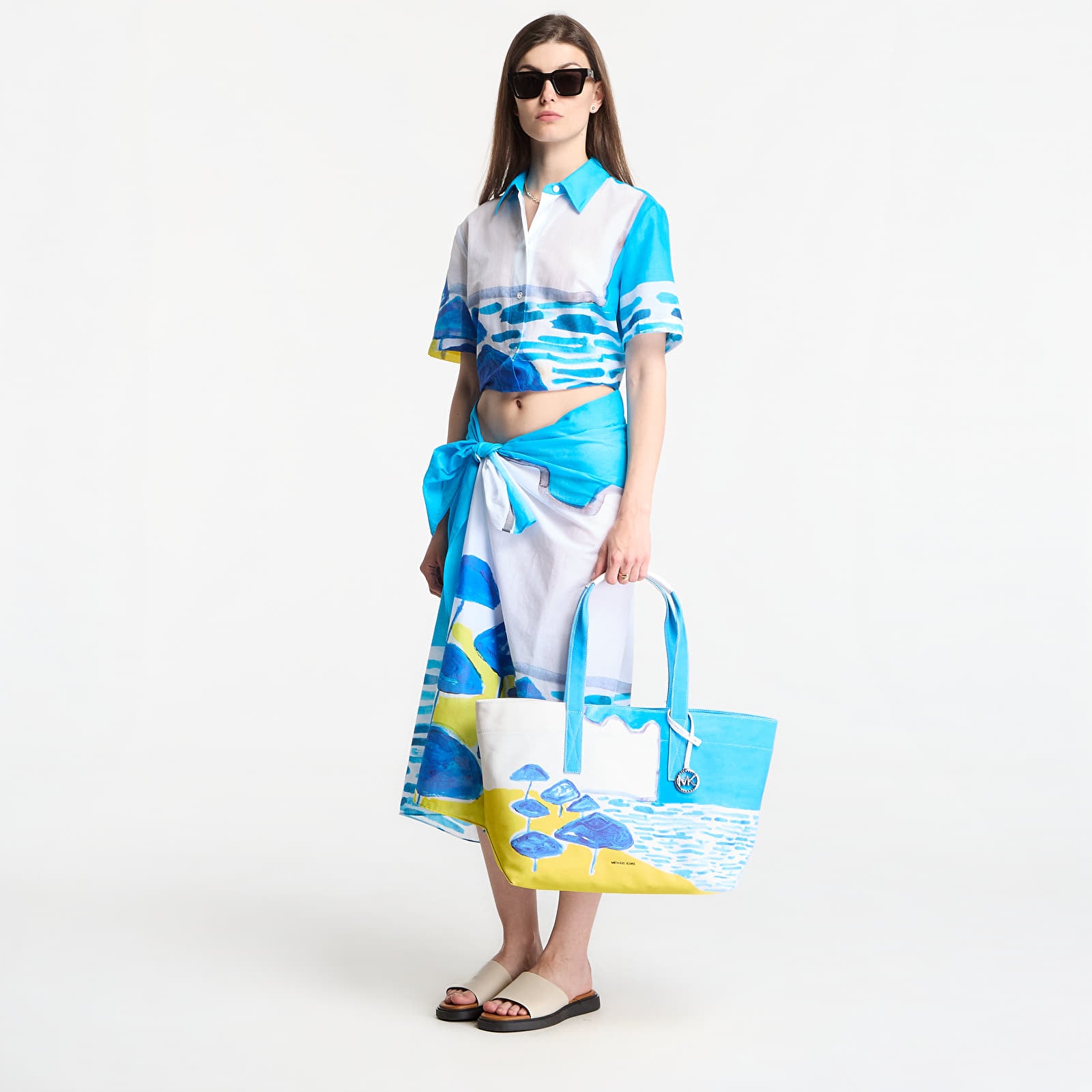 Другие аксессуары Michael Kors X Christina Zimpel Beach Sarong White