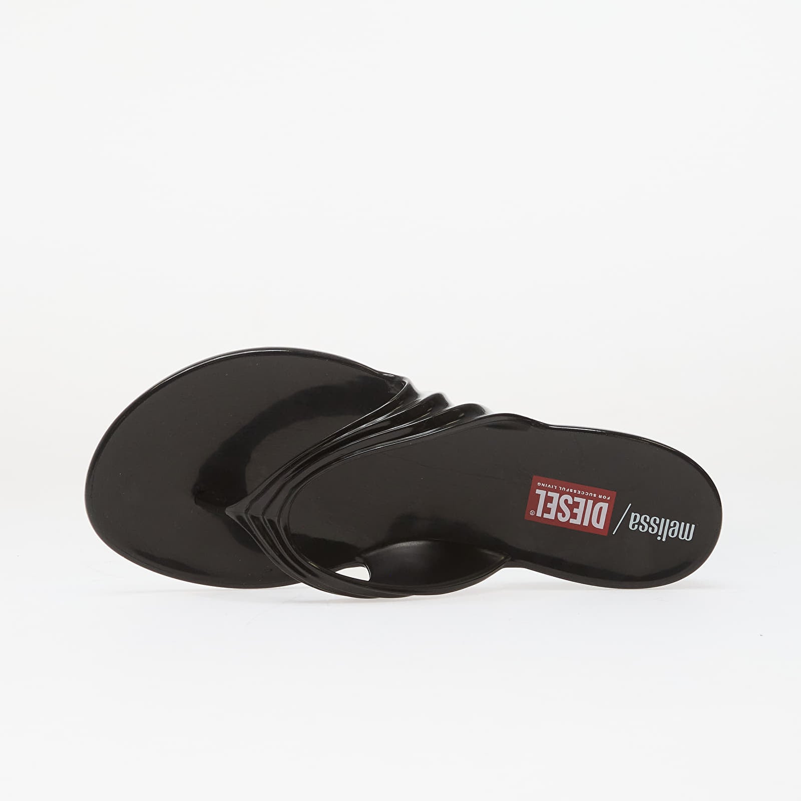 Women's sneakers and shoes Melissa Flip Flop + Diesel Ad Black
