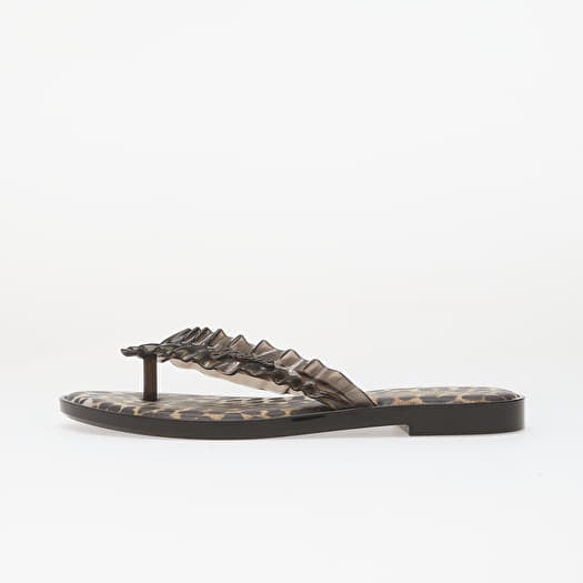 Melissa Flip Flop Slim + Ganni Ad Black