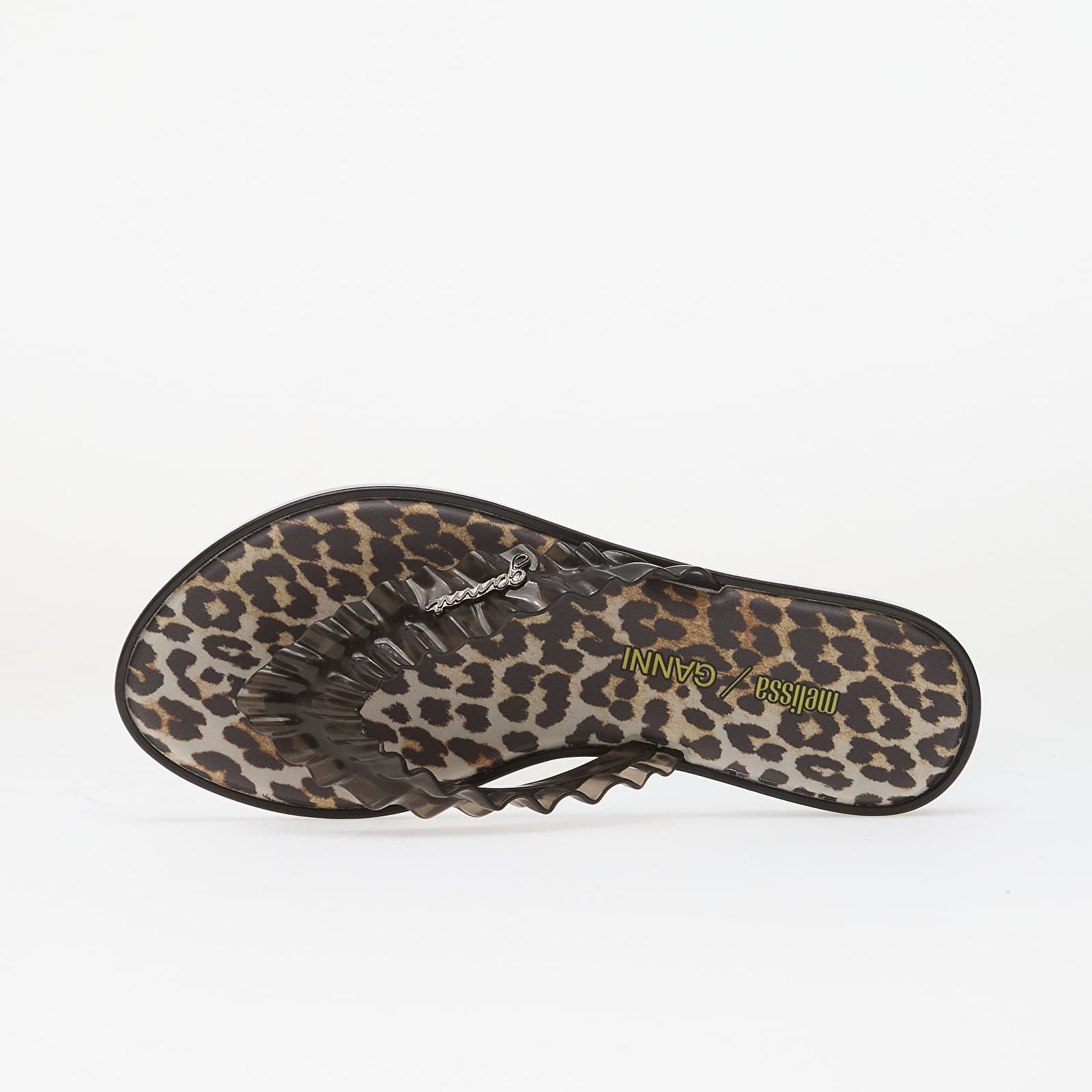 Γυναικεία παπούτσια Melissa Flip Flop Slim + Ganni Ad Black