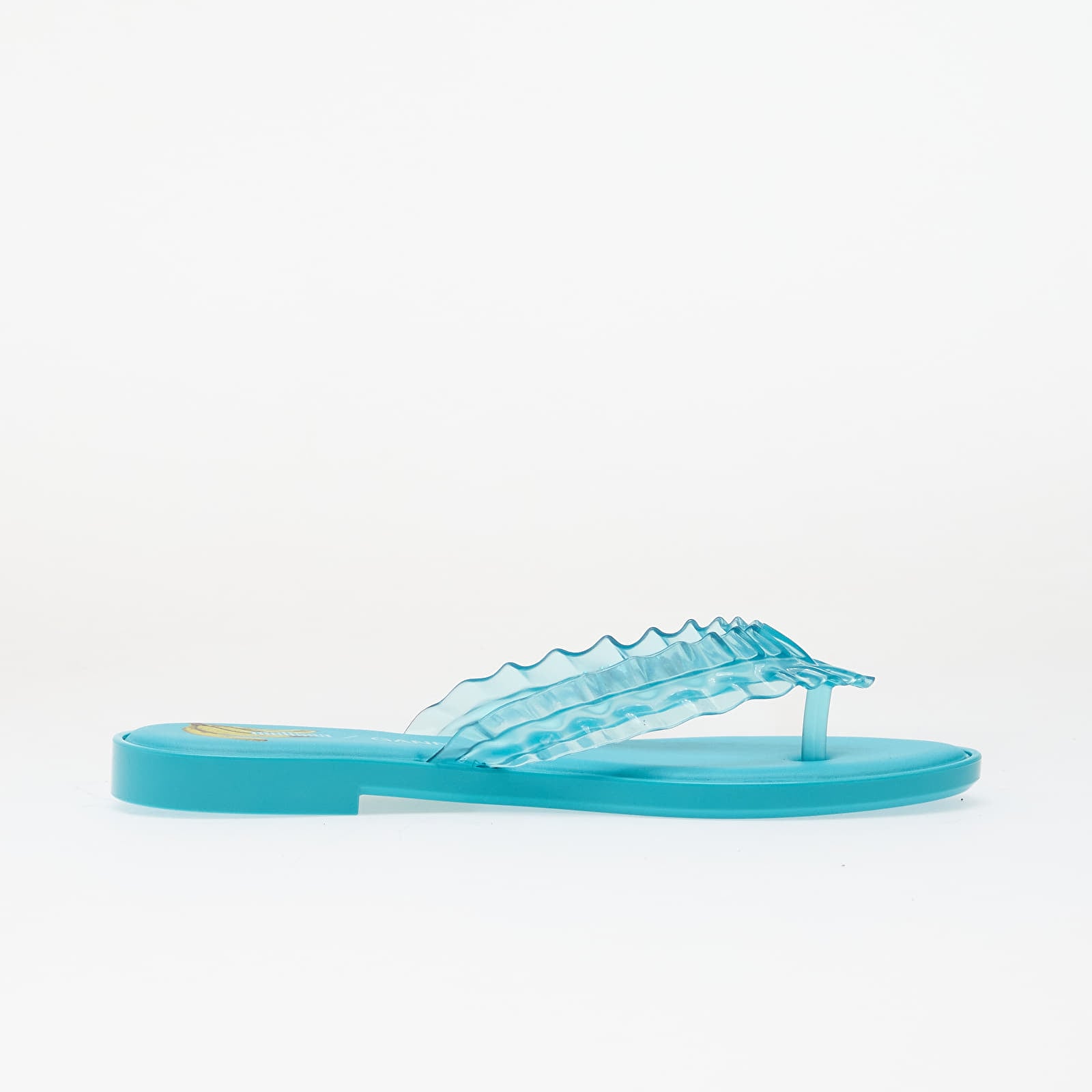 Women's sneakers and shoes Melissa Flip Flop Slim + Ganni Ad Blue