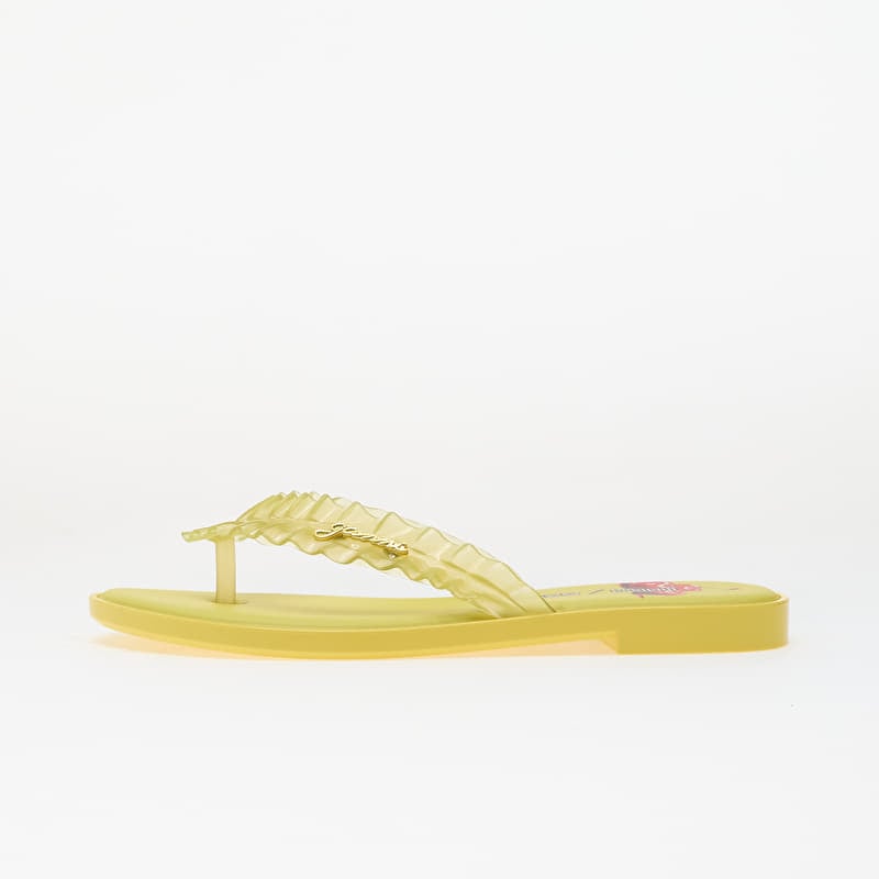 Melissa Flip Flop Slim + Ganni Ad Yellow