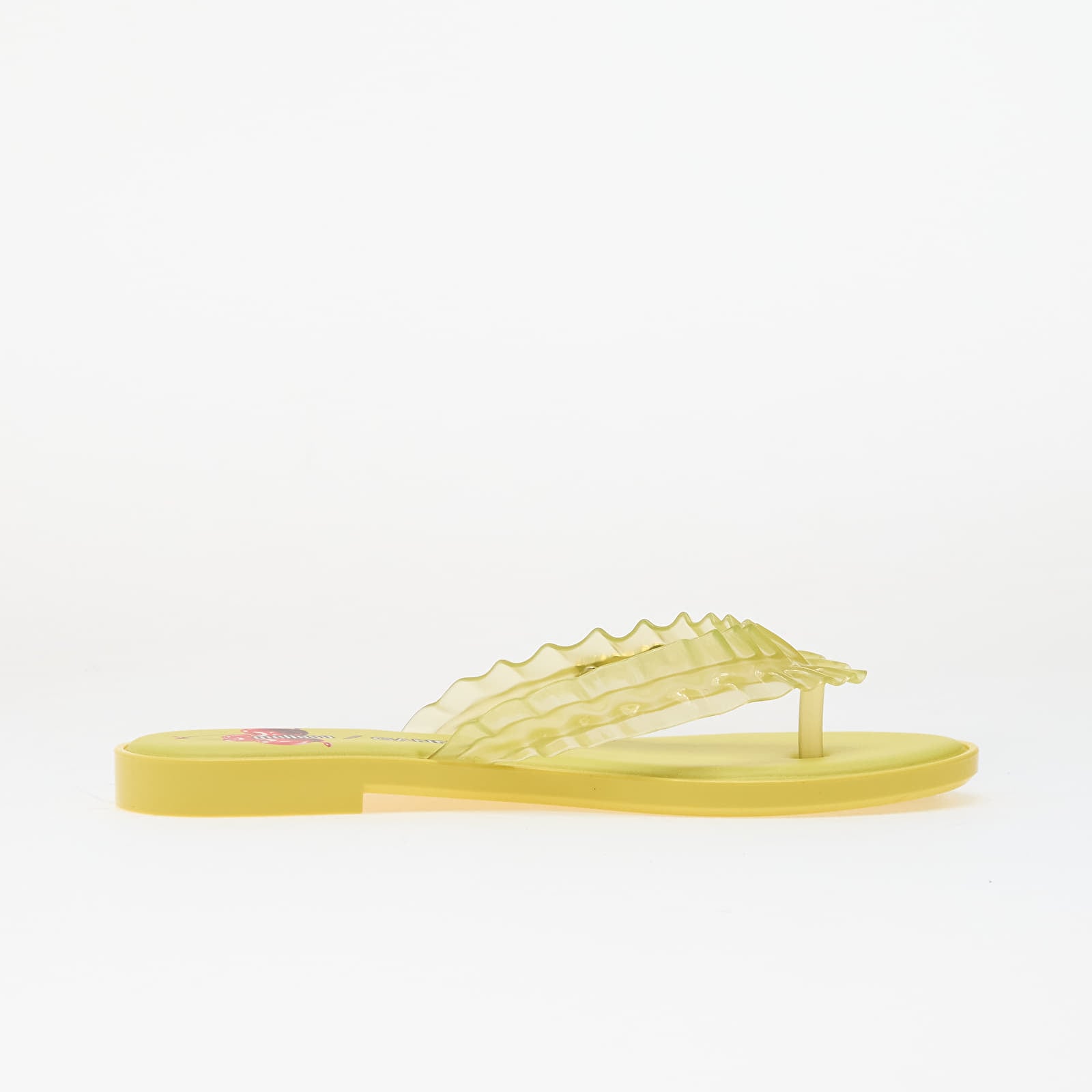 Γυναικεία παπούτσια Melissa Flip Flop Slim + Ganni Ad Yellow