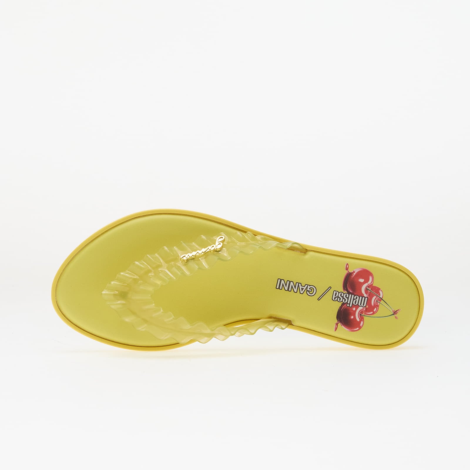 Γυναικεία παπούτσια Melissa Flip Flop Slim + Ganni Ad Yellow