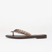 Melissa Flip Flop Slim + Ganni Ad Brown