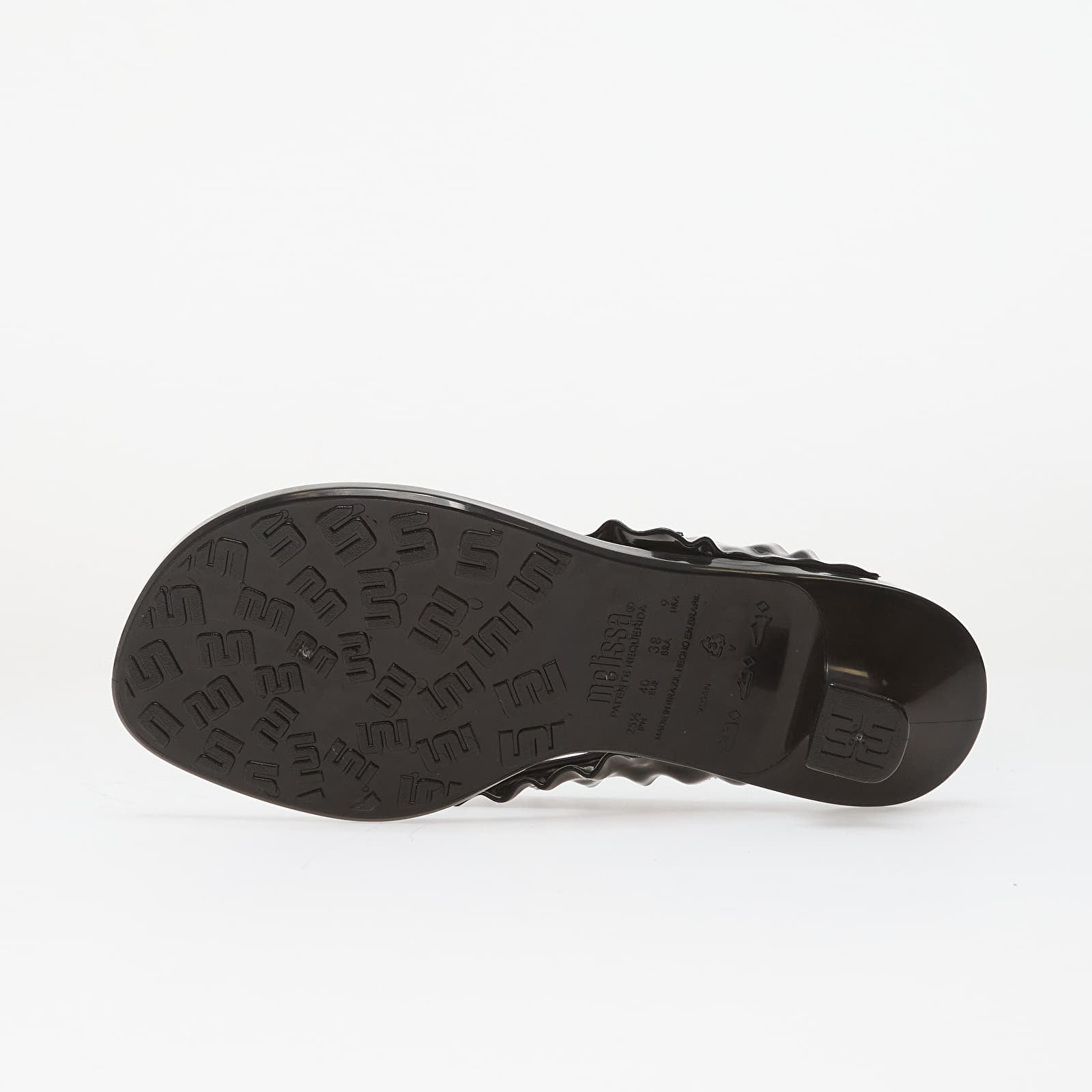 Γυναικεία παπούτσια Melissa Thong Kitten Heel + Ganni Ad Black