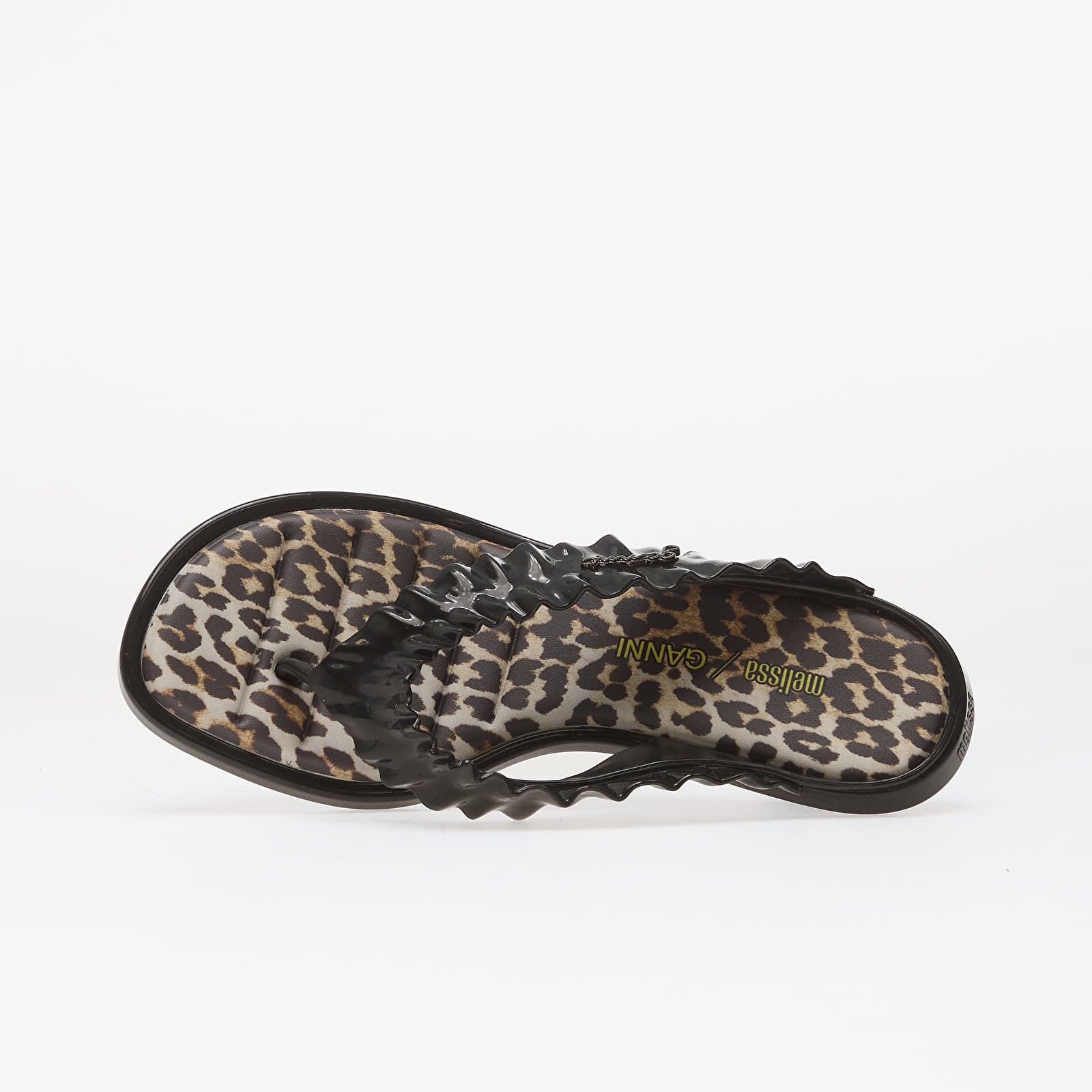 Γυναικεία παπούτσια Melissa Thong Kitten Heel + Ganni Ad Black