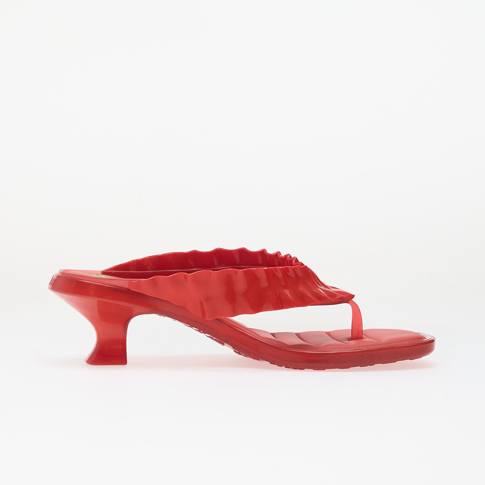 Γυναικεία παπούτσια Melissa Thong Kitten Heel + Ganni Ad Red