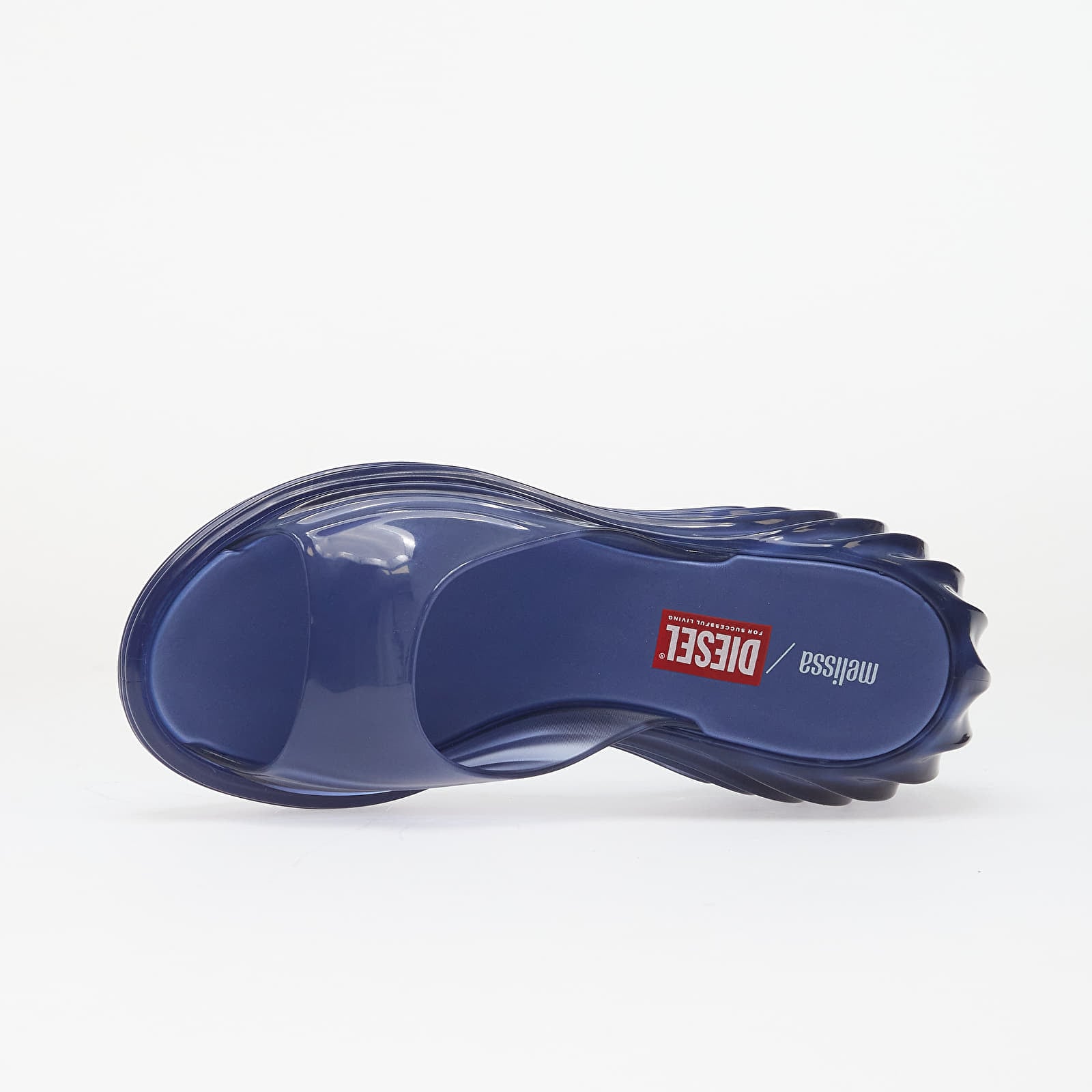 Women's sneakers and shoes Melissa Platform + Diesel Ad Dark Blue Transparen
