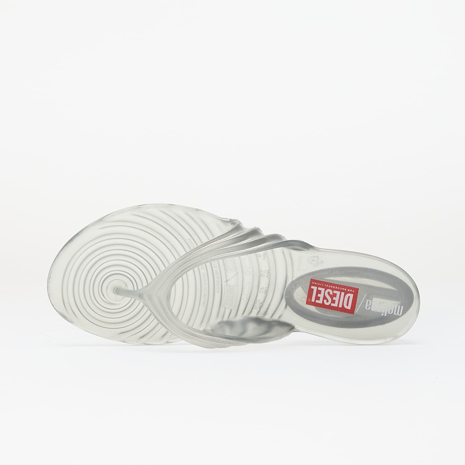 Damesschoenen Melissa Flip Flop + Diesel Ad Transparent