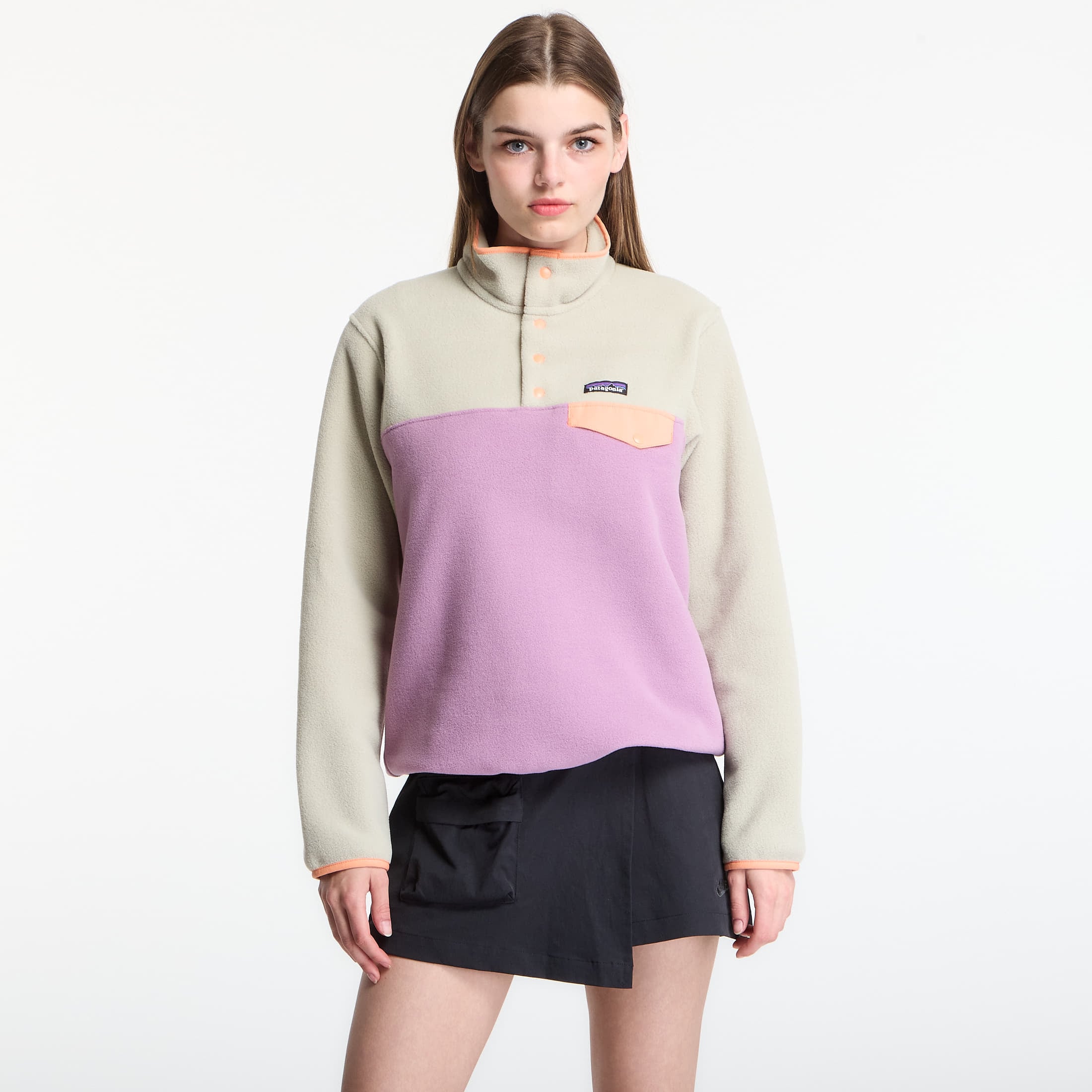 Φούτερ Patagonia Women's Lightweight Synchilla® Snap-T® Fleece Pullover Light Violet L
