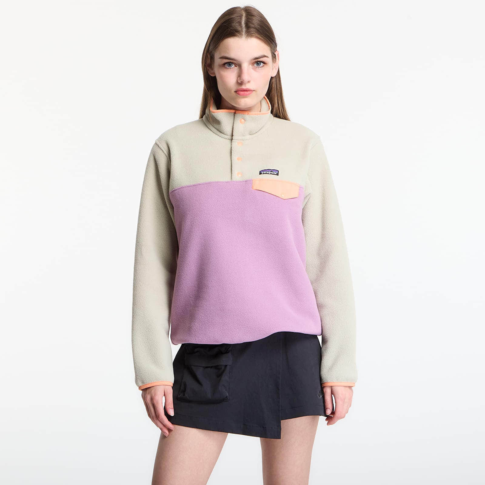 Hettegensere og sweatshirts Patagonia Women's Lightweight Synchilla® Snap-T® Fleece Pullover Light Violet