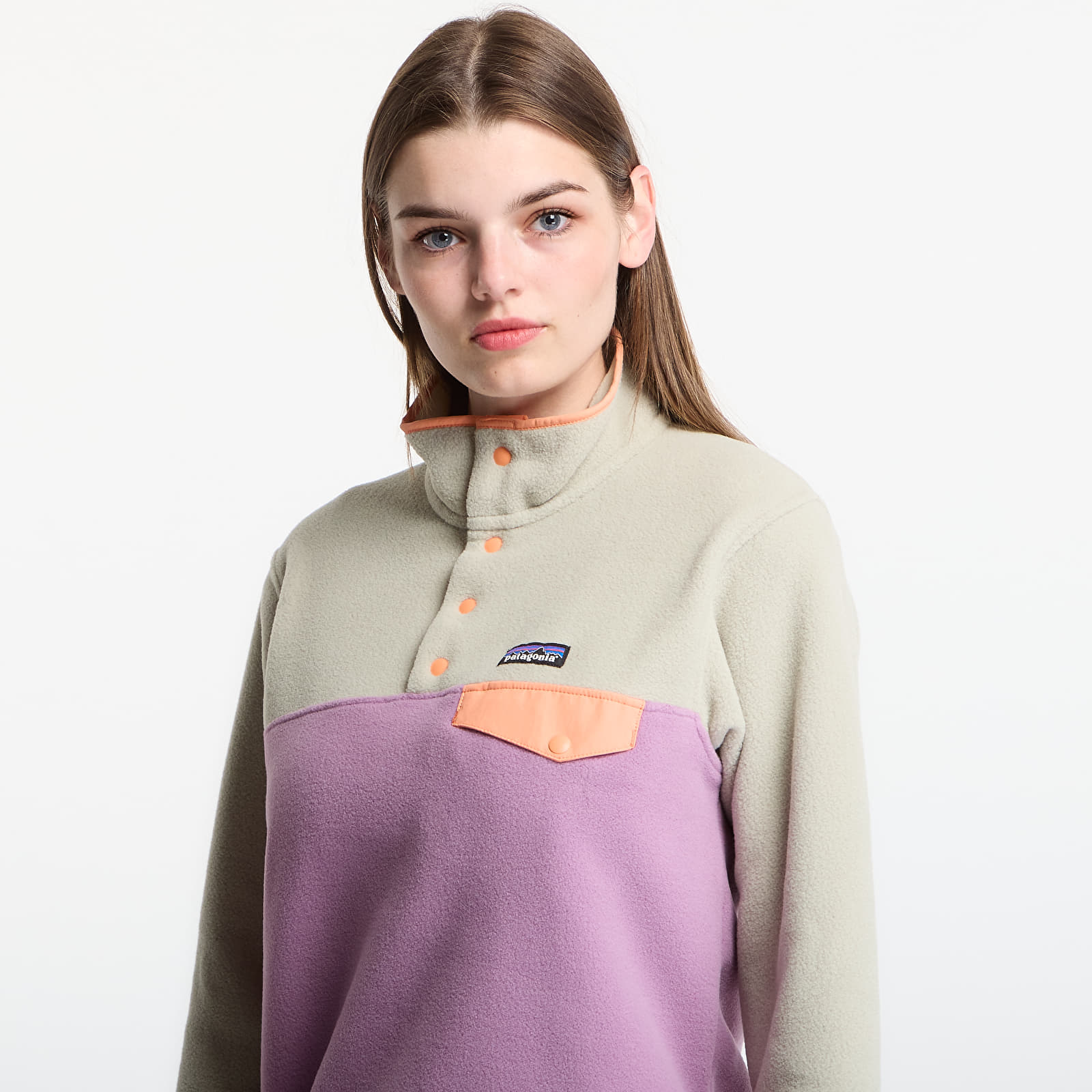 Hettegensere og sweatshirts Patagonia Women's Lightweight Synchilla® Snap-T® Fleece Pullover Light Violet