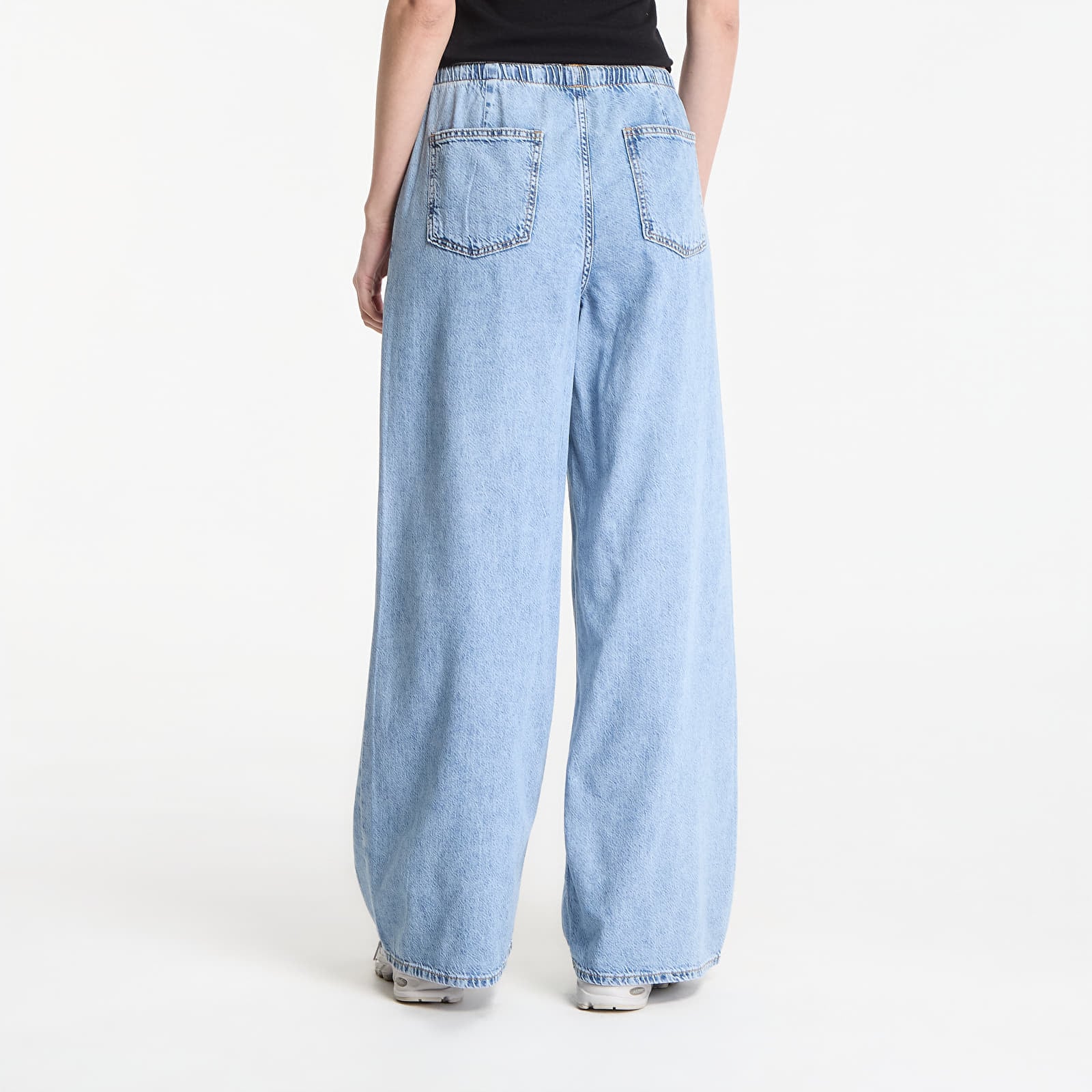 Džíny GAP V-Superlight Po Wide Leg Lt Tanaka Blue