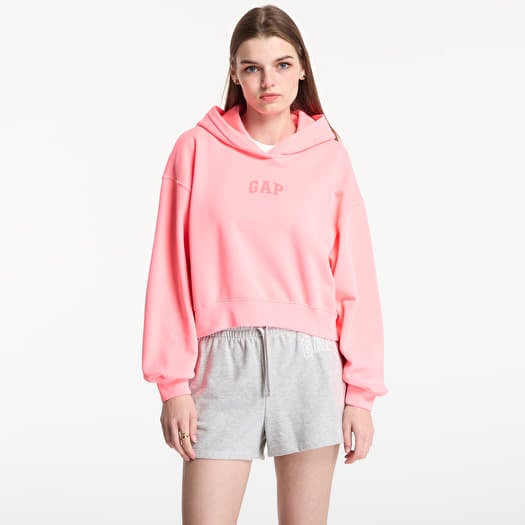 Kampsun GAP Pg Cropped Po Hood Pink