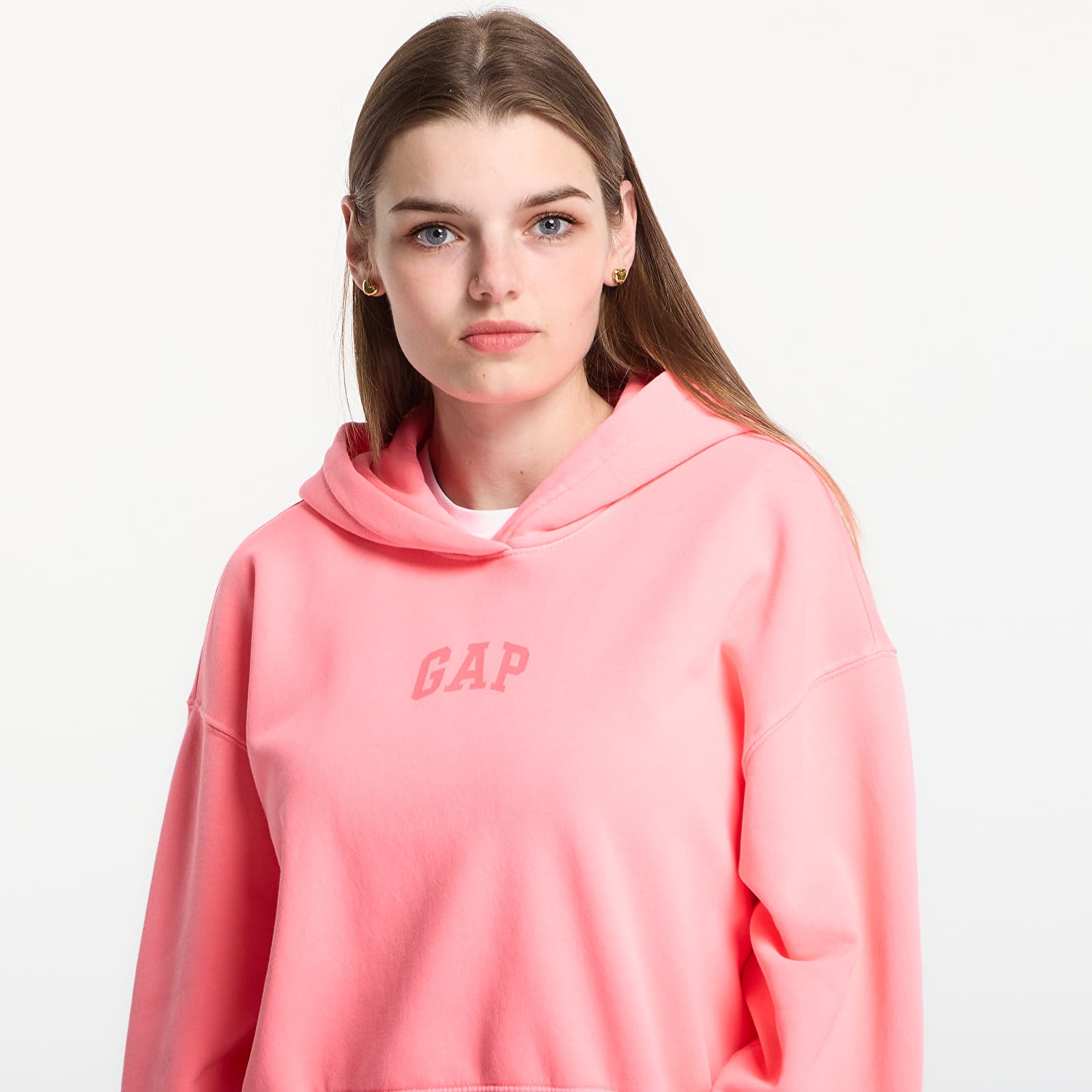 Hanorace GAP Pg Cropped Po Hood Pink