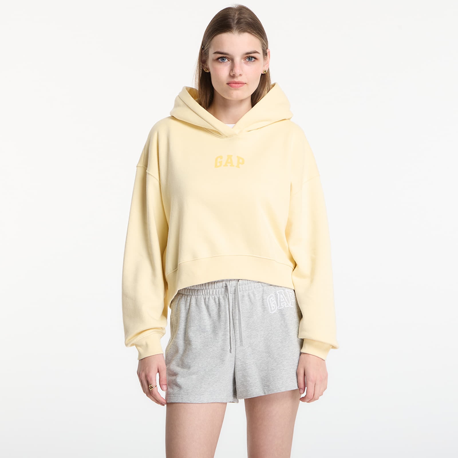Hanorace GAP Pg Cropped Po Hood Yellow