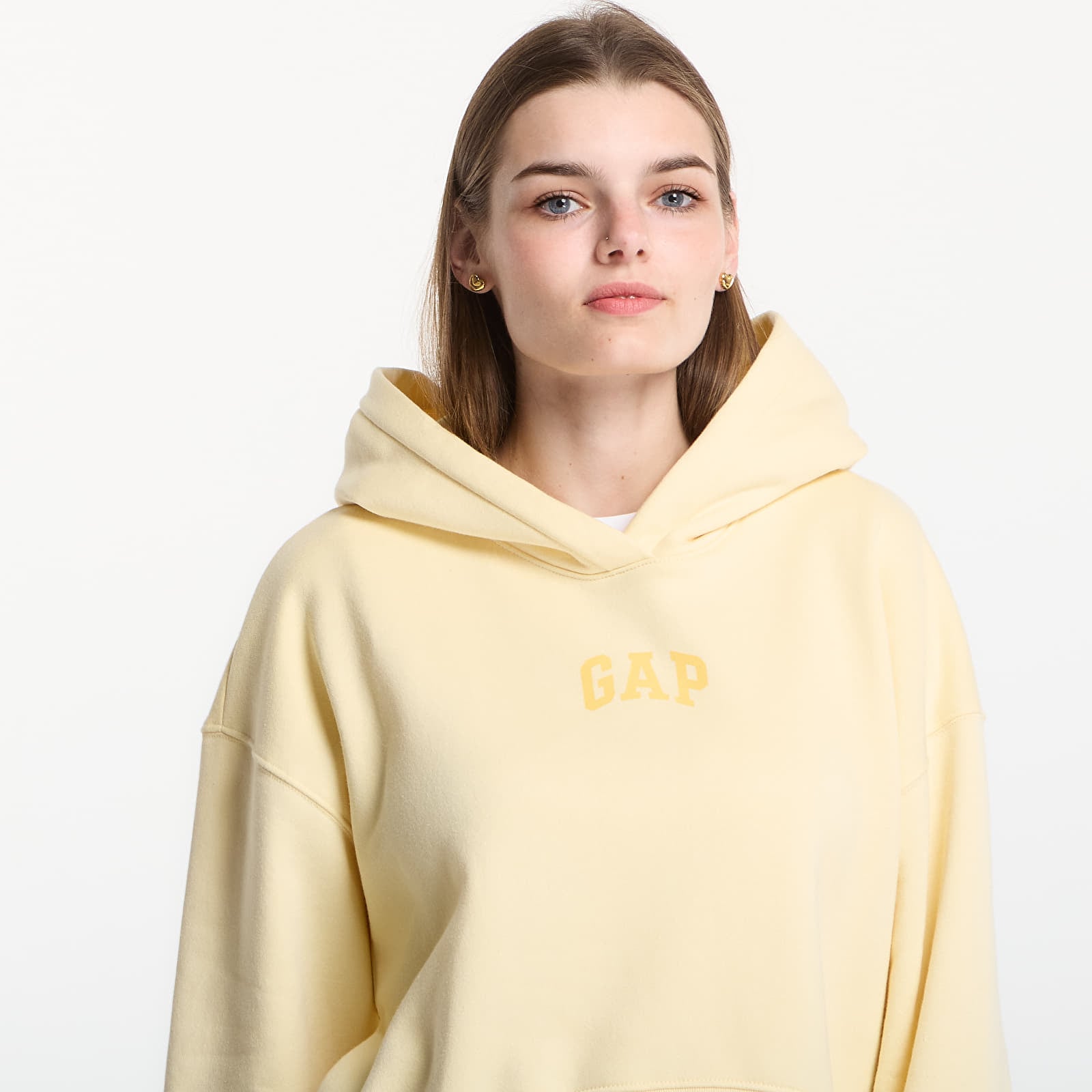 Hanorace GAP Pg Cropped Po Hood Yellow