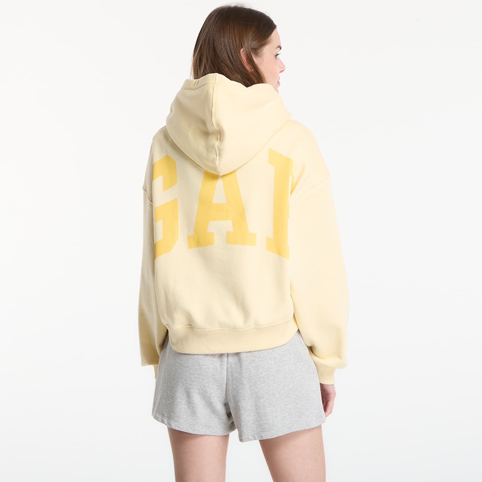 Hanorace GAP Pg Cropped Po Hood Yellow