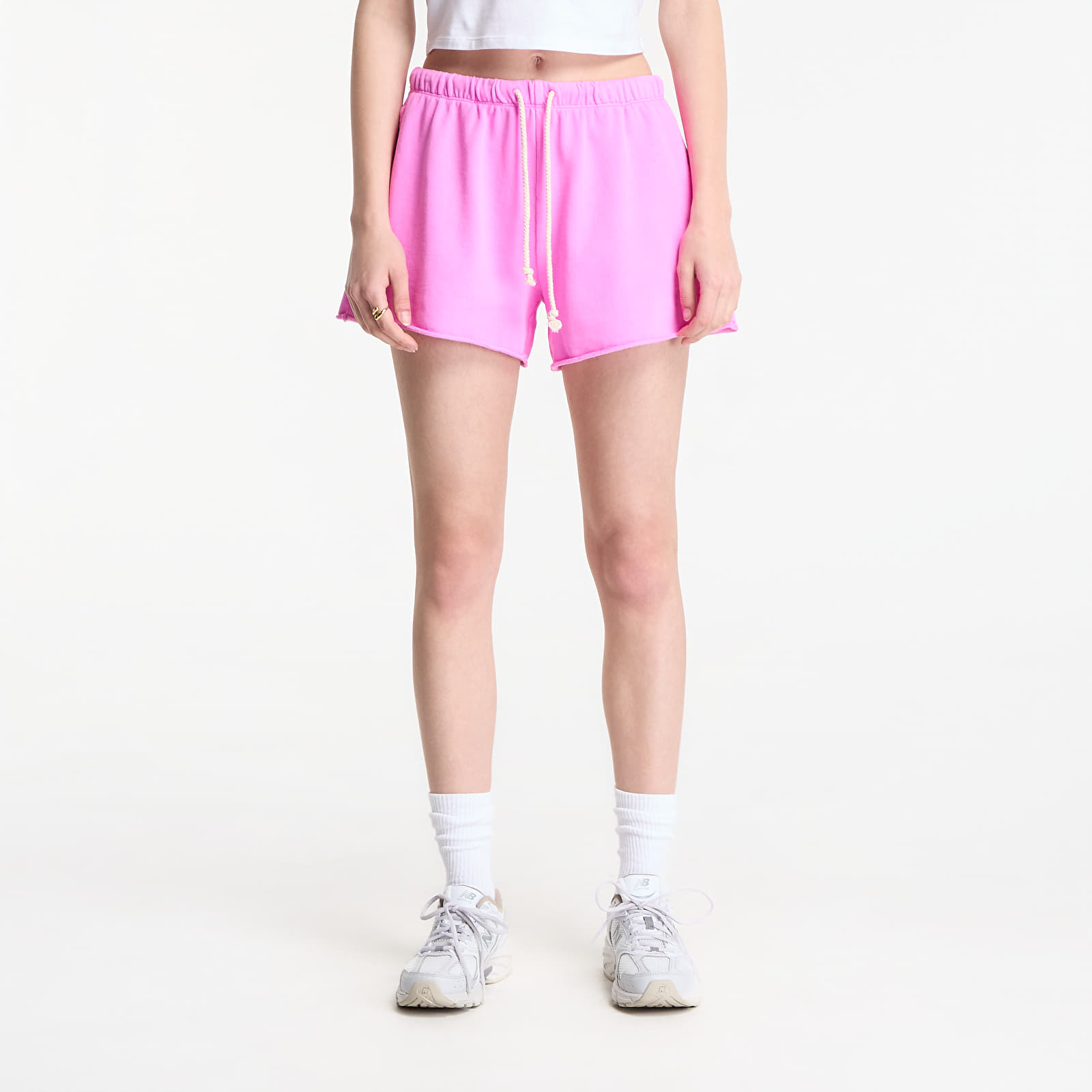 Pantaloni scurți GAP Po Raw Hem Short Pink