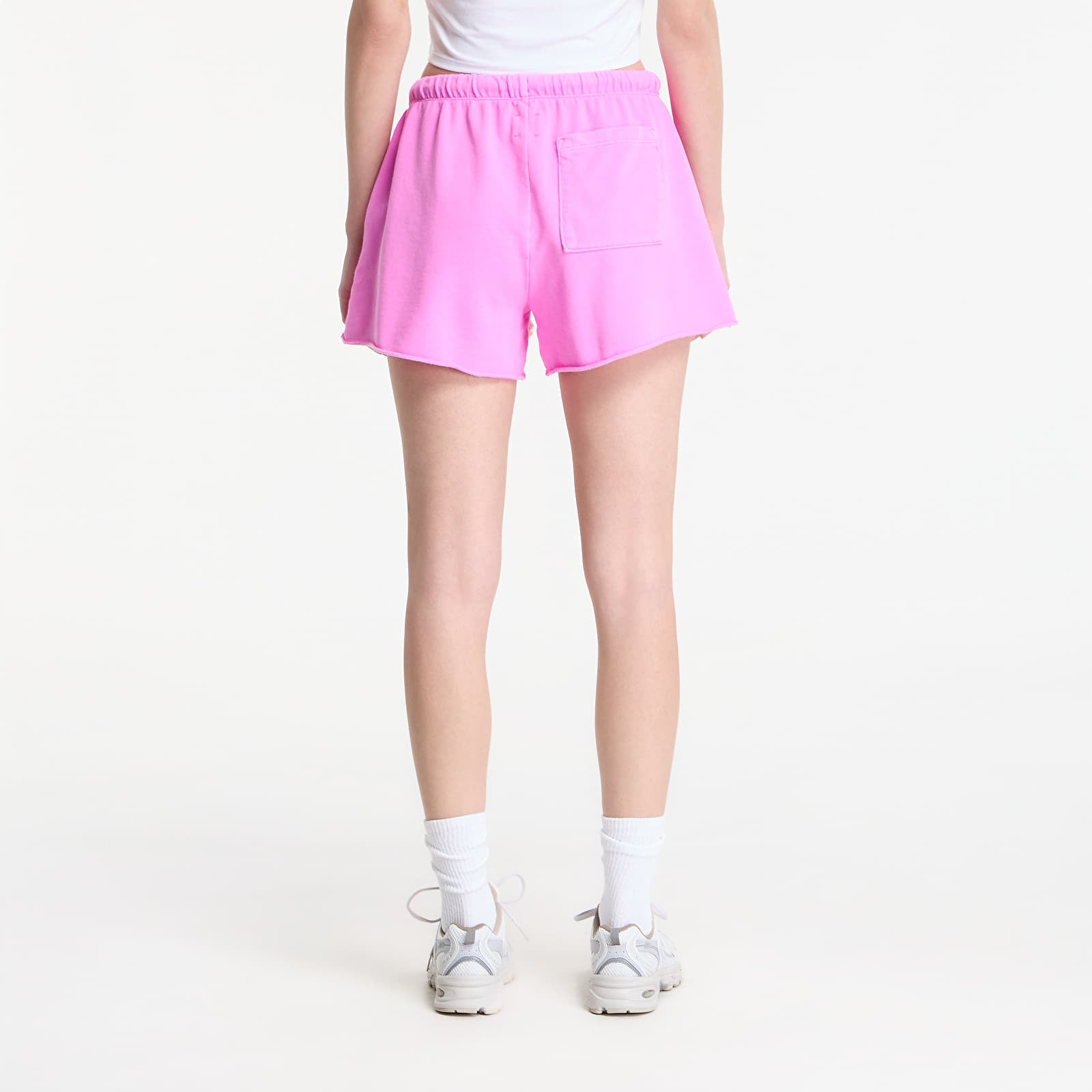 Pantaloni scurți GAP Po Raw Hem Short Pink