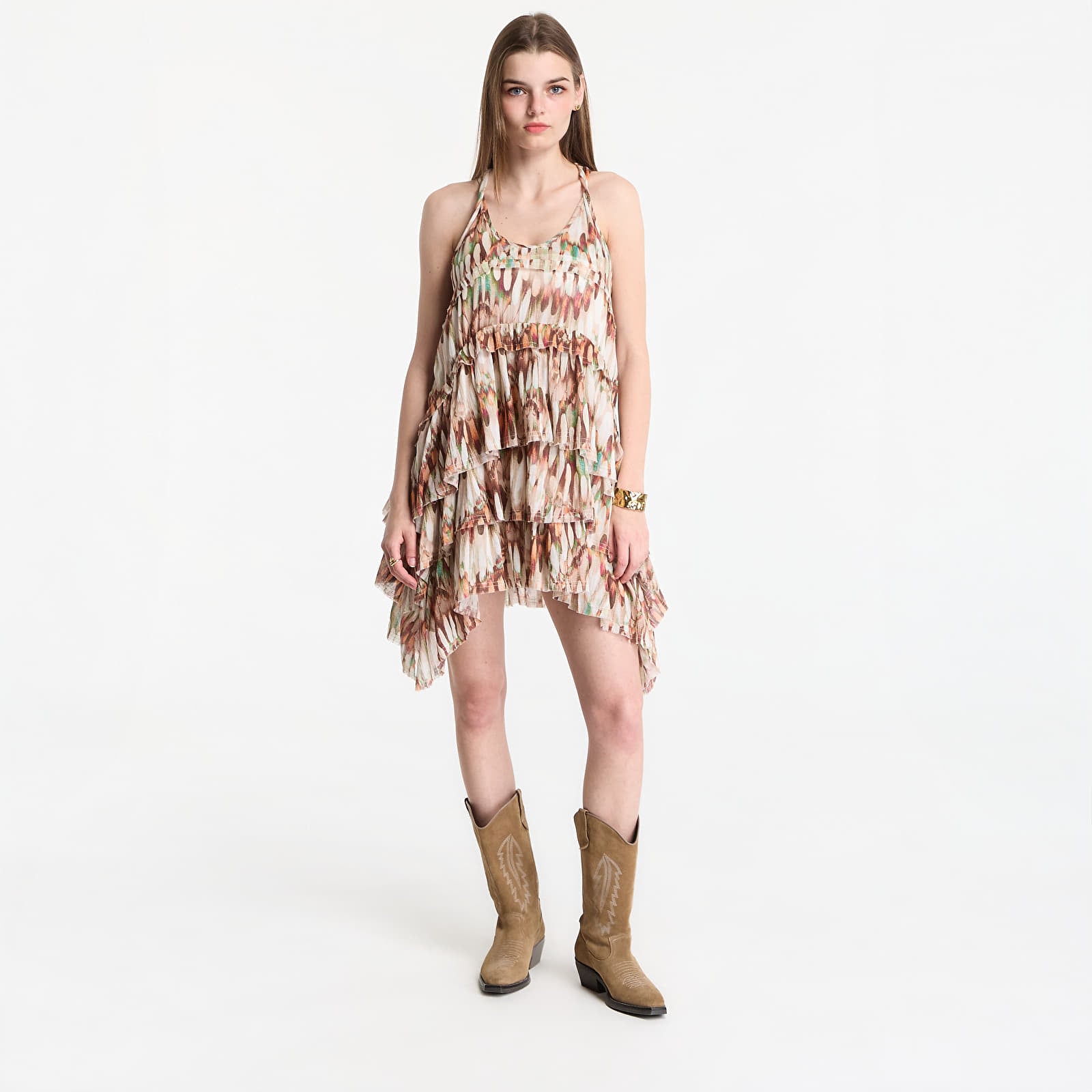 Платья AllSaints Cavarly Mini Dress Oceano Soft Pink