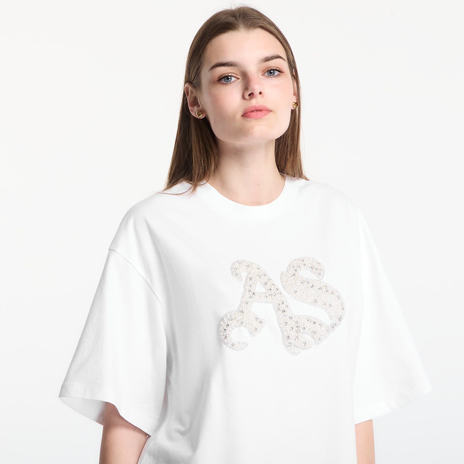Tricouri  AllSaints Icon Amelie Tee Optic White