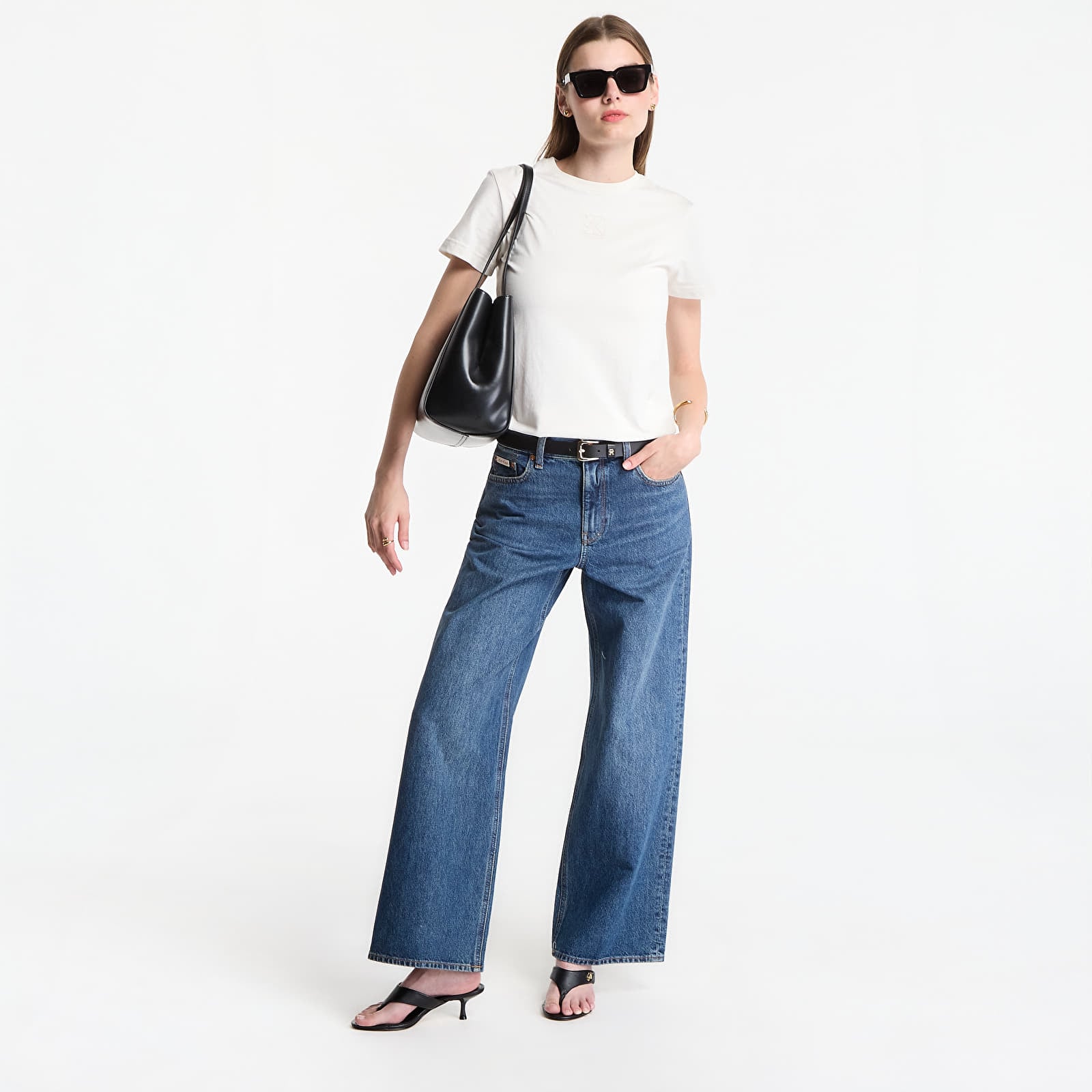 Тениски Calvin Klein Ss 20S Jersey Emblem Crew Tee Tofu