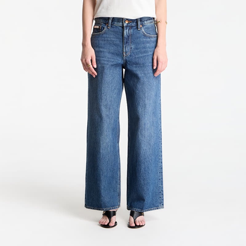 Džinsai Calvin Klein Jeans Low Rise Baggy Jeans Blue Rodeo