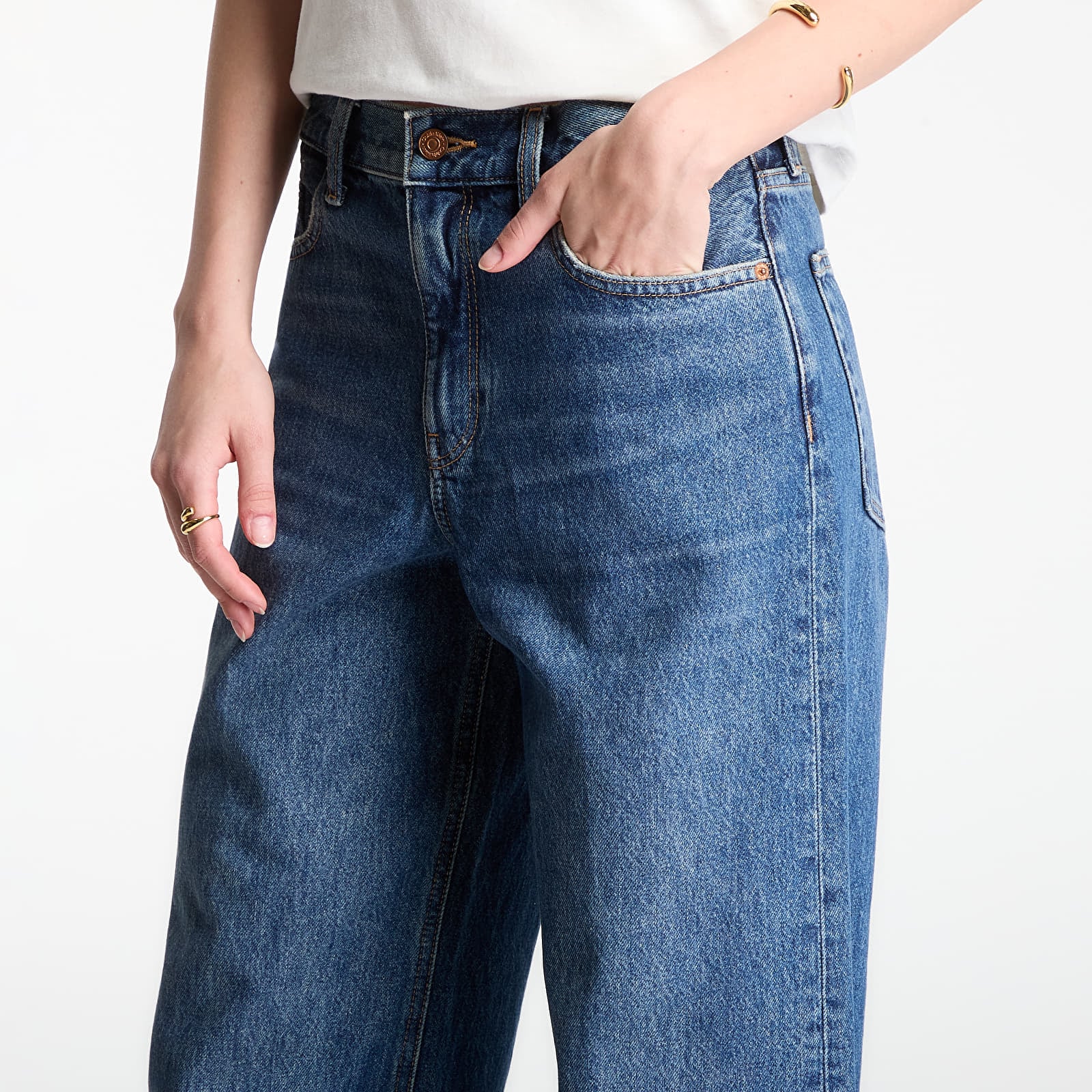 Jeans Calvin Klein Jeans Low Rise Baggy Jeans Blue Rodeo