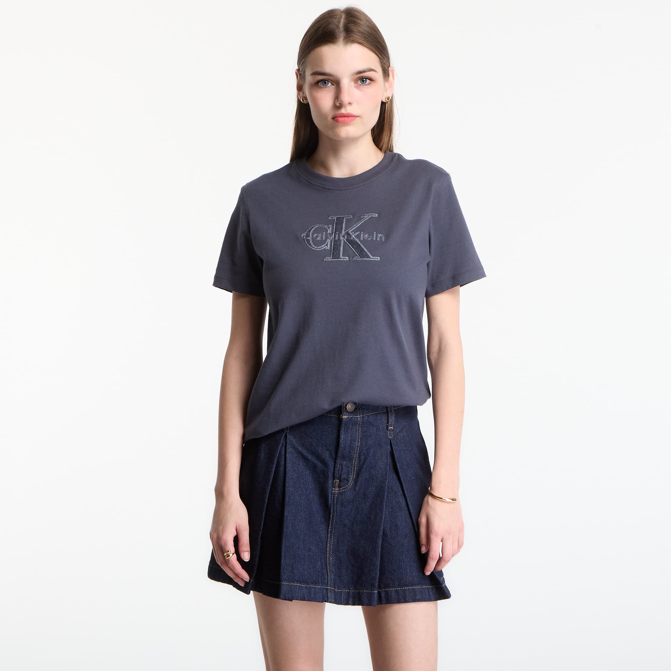 T-shirt Calvin Klein Jeans Ss Baby Terry Hero Monologo Tee Ebony S