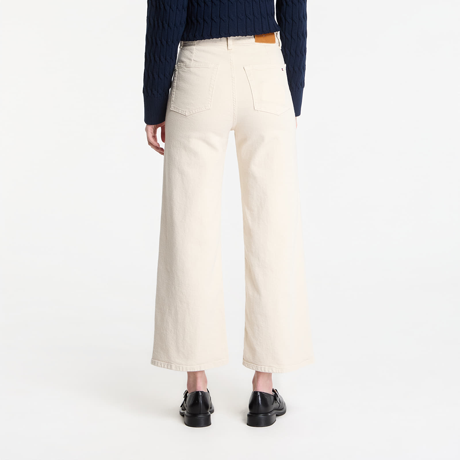 Jeans Tommy Hilfiger Wide Leg Washed Clr Hw Ankle Jeans Muslin