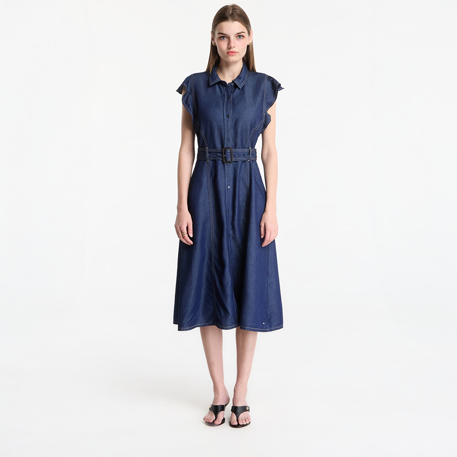 Dresses Tommy Hilfiger Volant F&F Midi Dress Leny Ss Leny