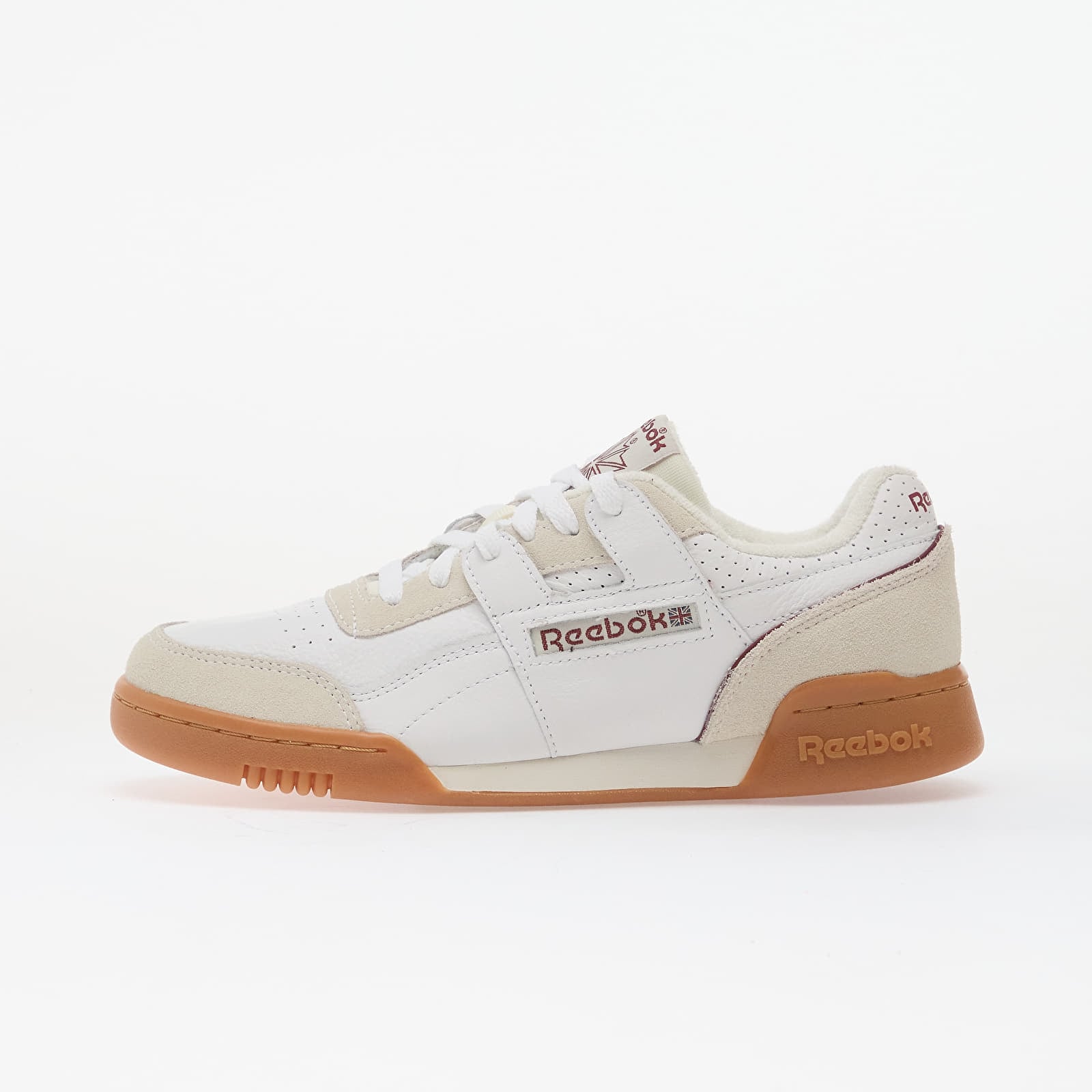 Buty męskie Reebok Workout Plus White/ Classic Burgundy/ Chalk