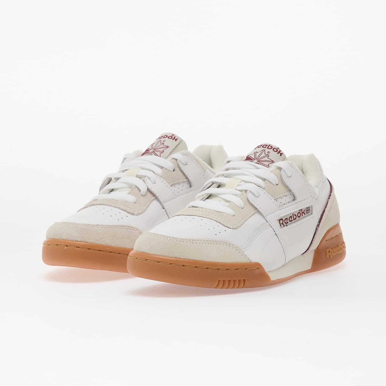 Buty męskie Reebok Workout Plus White/ Classic Burgundy/ Chalk
