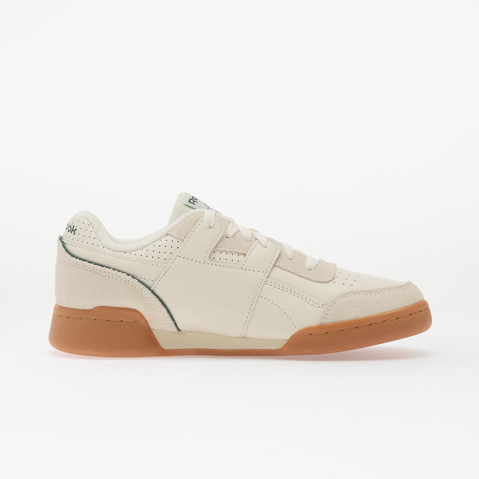 Turnschuhe und Schuhe für Männer Reebok Workout Plus Chalk/ Dark Green/ Vintage Chalk
