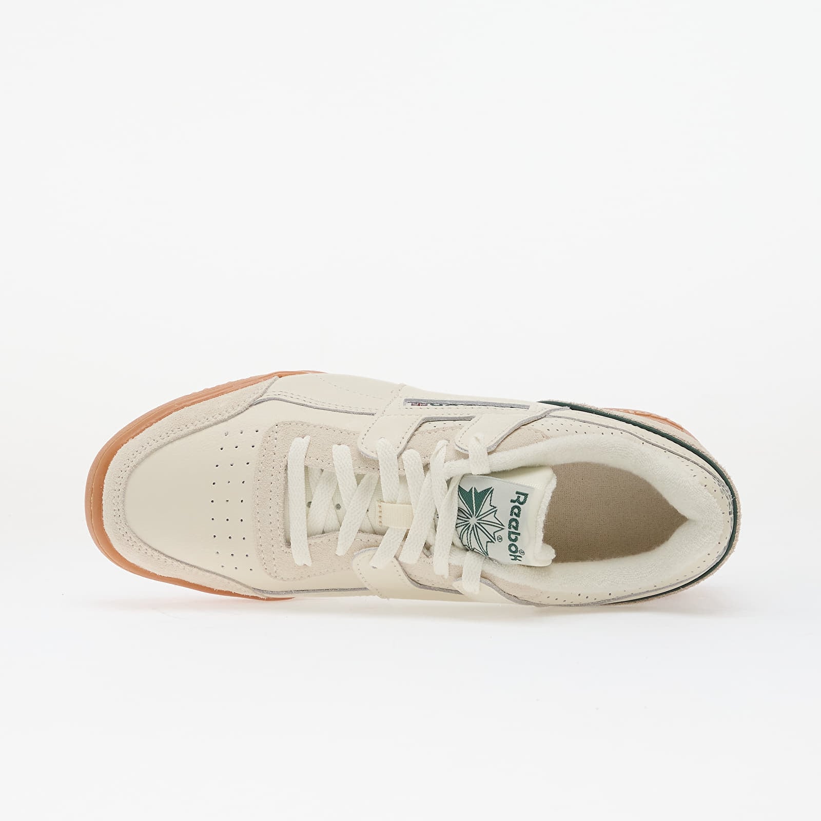 Turnschuhe und Schuhe für Männer Reebok Workout Plus Chalk/ Dark Green/ Vintage Chalk